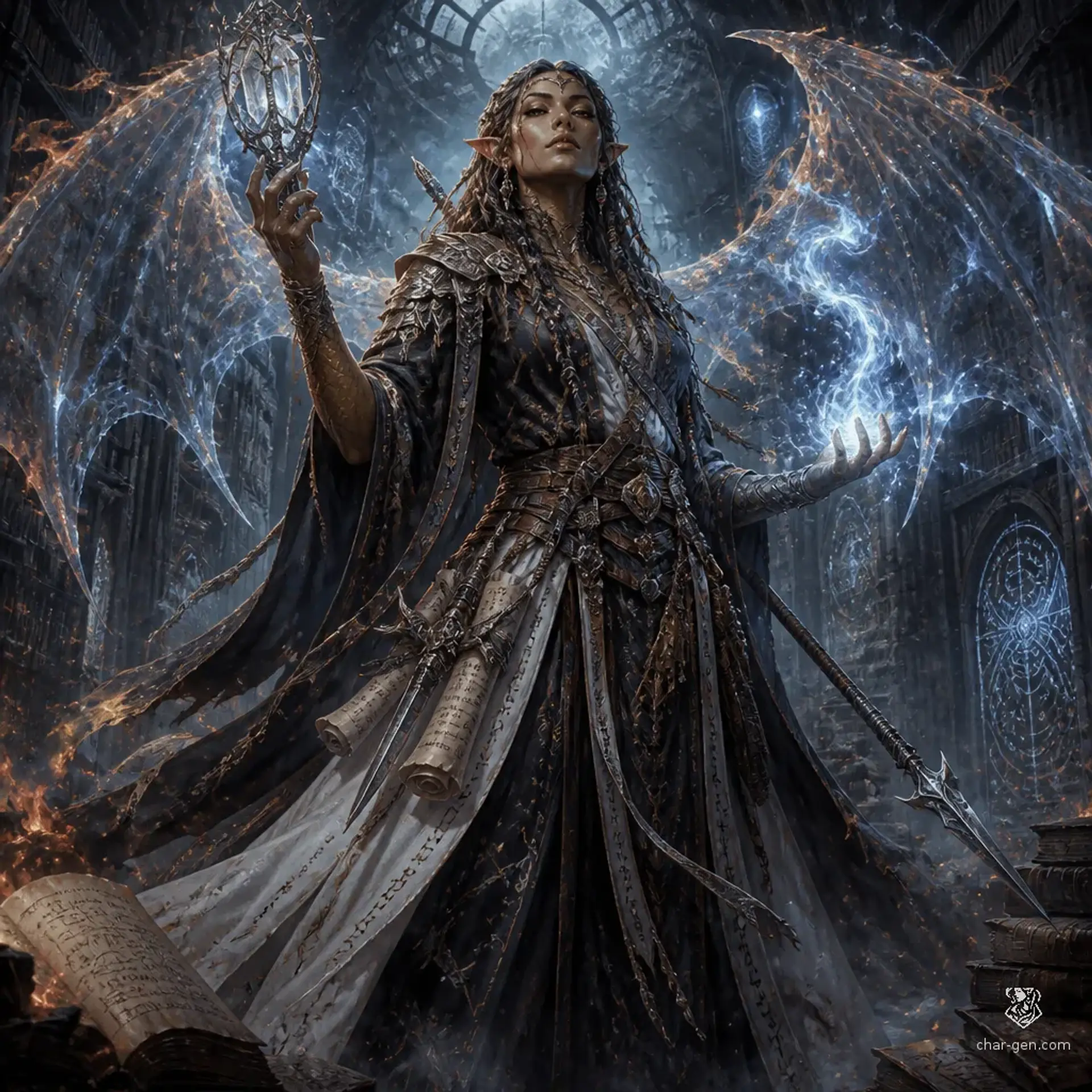 Aulivoima Kettunen - AI-generated fantasy Character