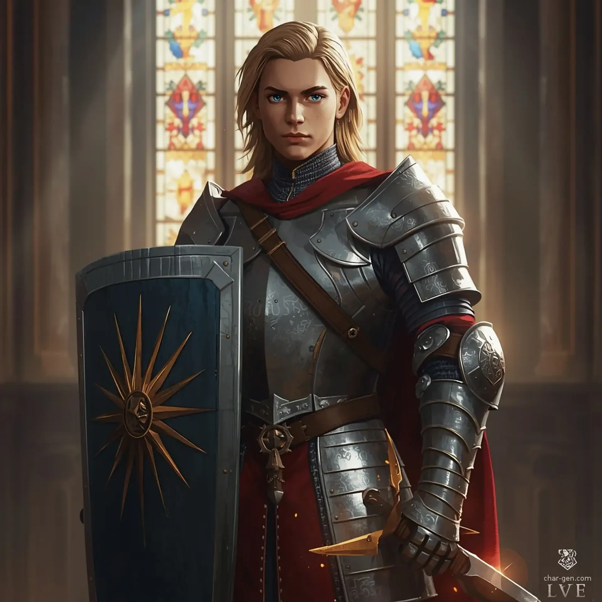 Alaric Valerius - AI-generated fantasy Character