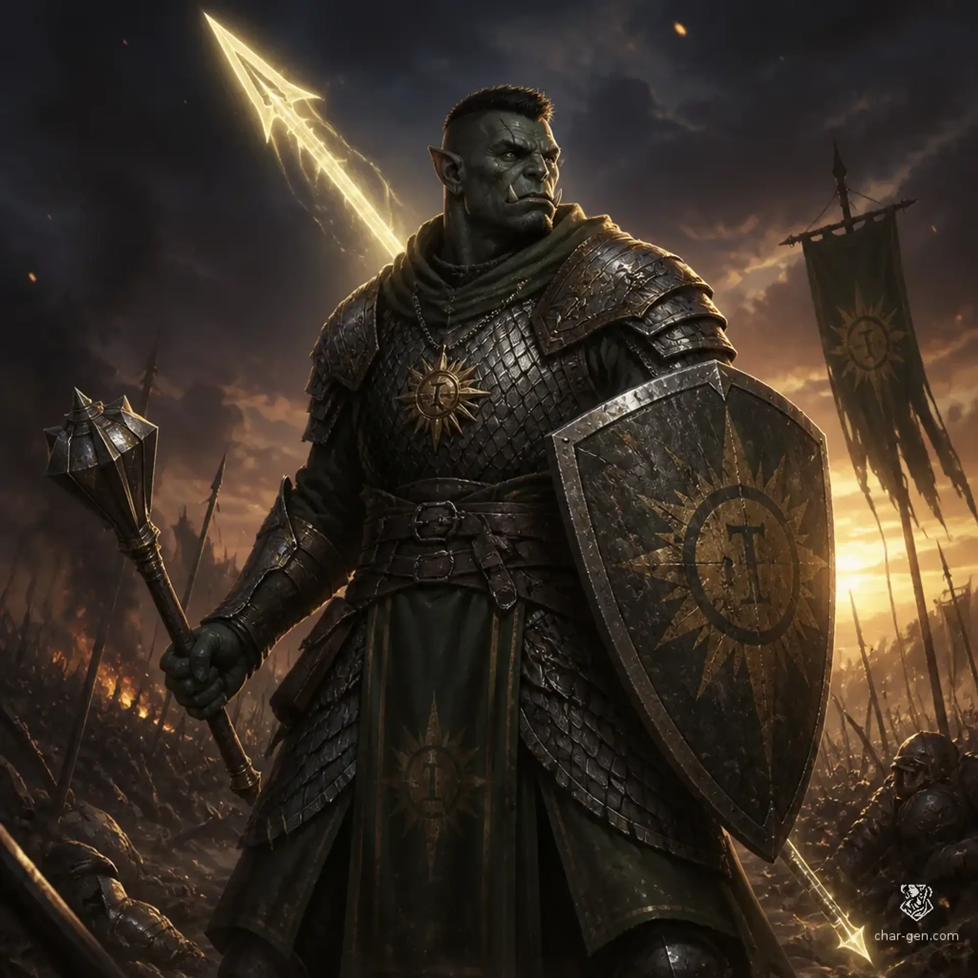 Kragh Stonevow - AI-generated fantasy Character