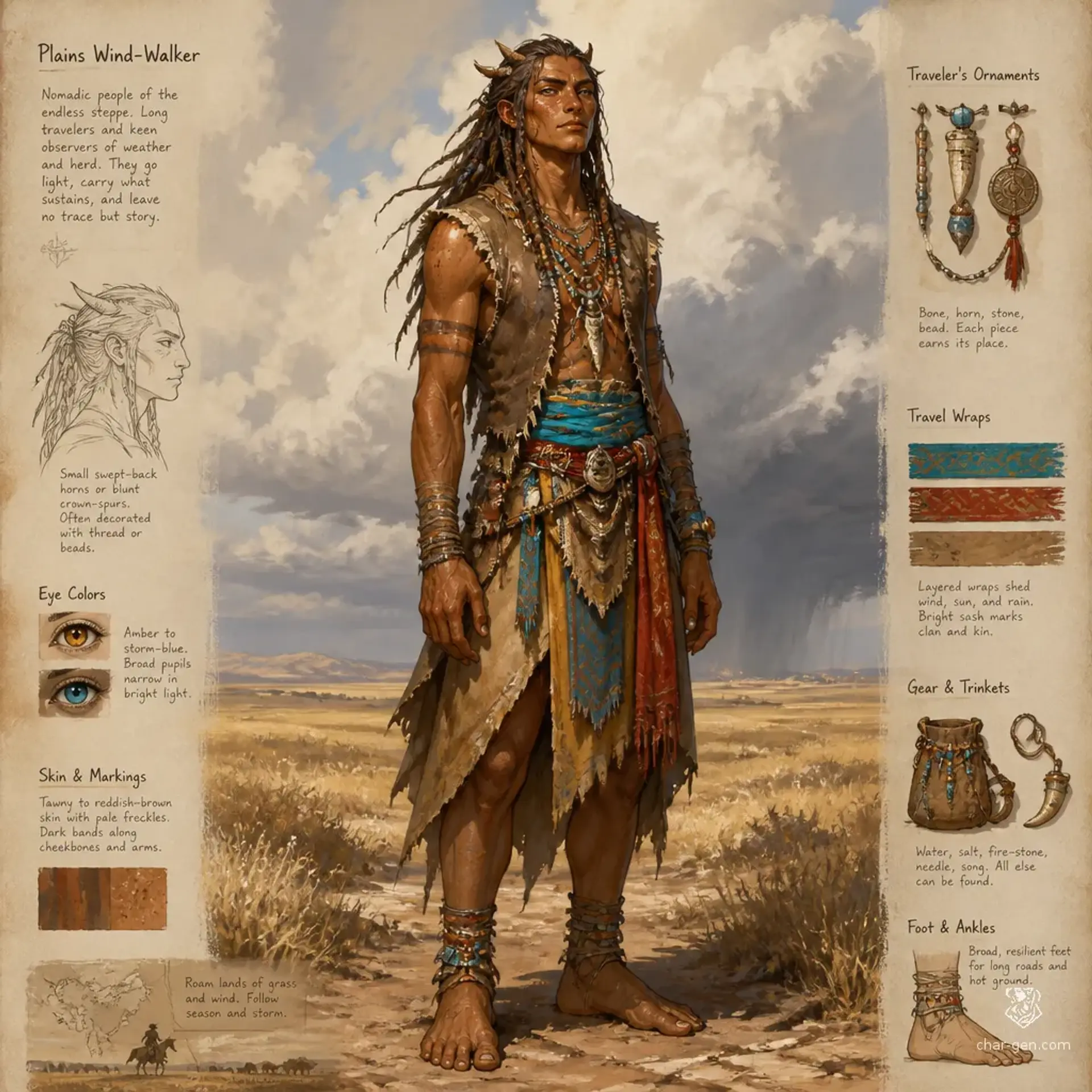Hearthstride - AI-generated fantasy Species