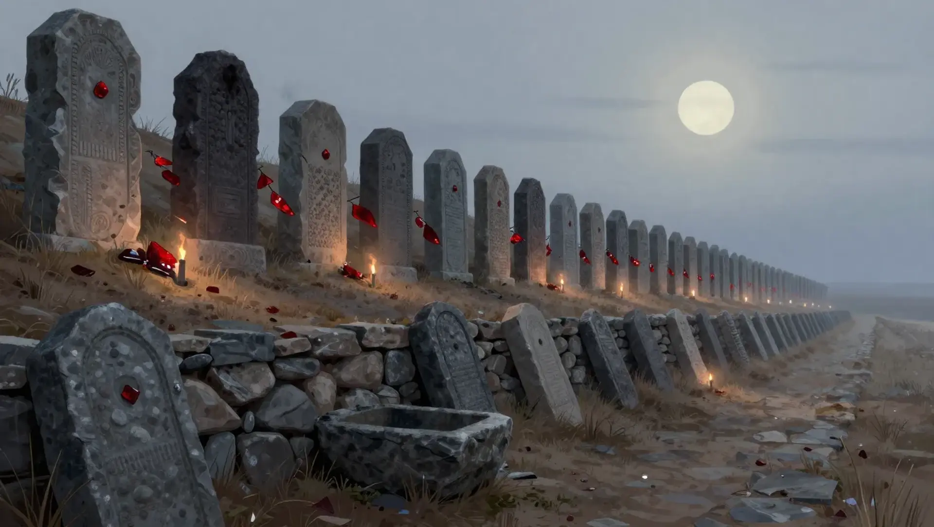 The Ridge of Names - AI-generated fantasy Building