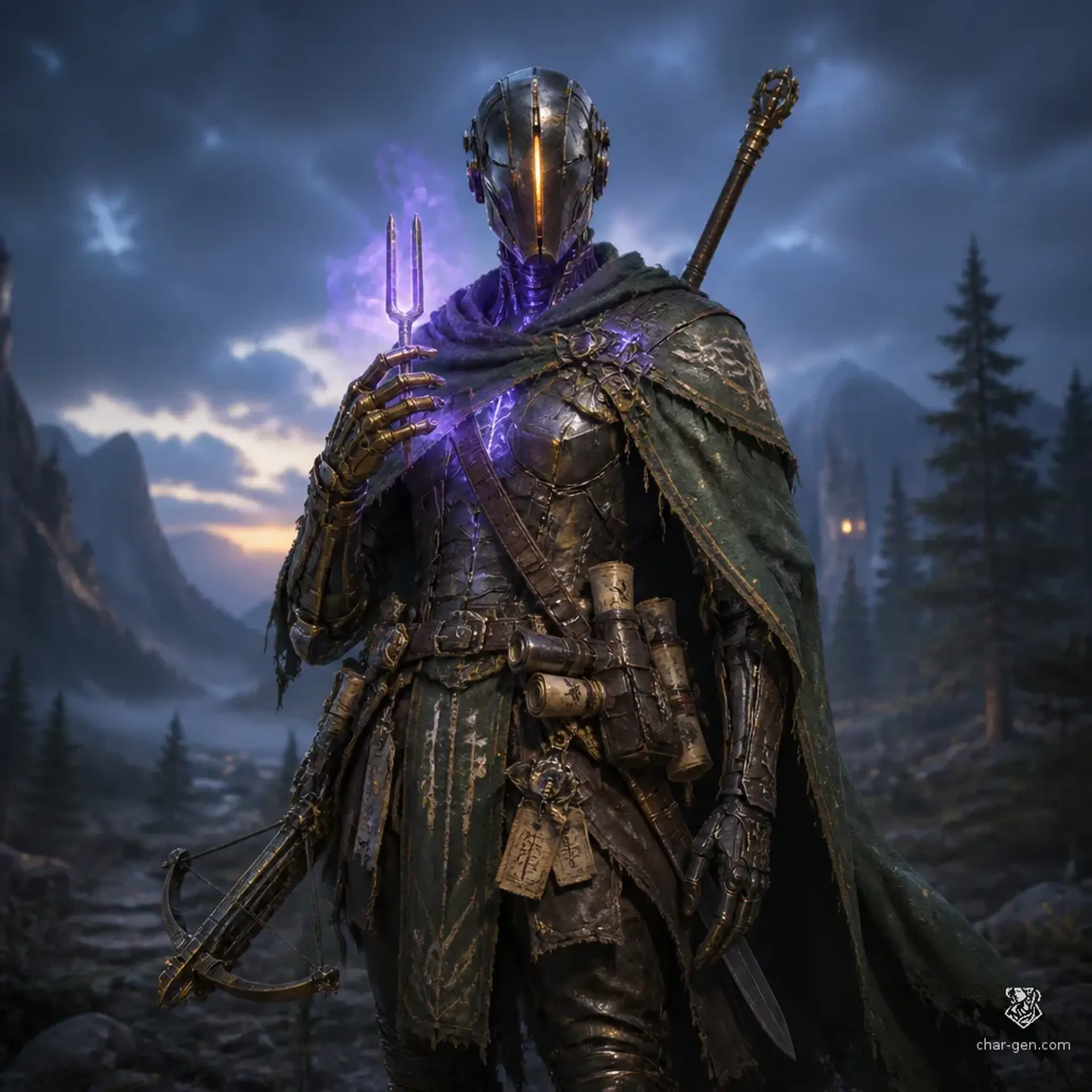Wily Wyatt - AI-generated fantasy Character