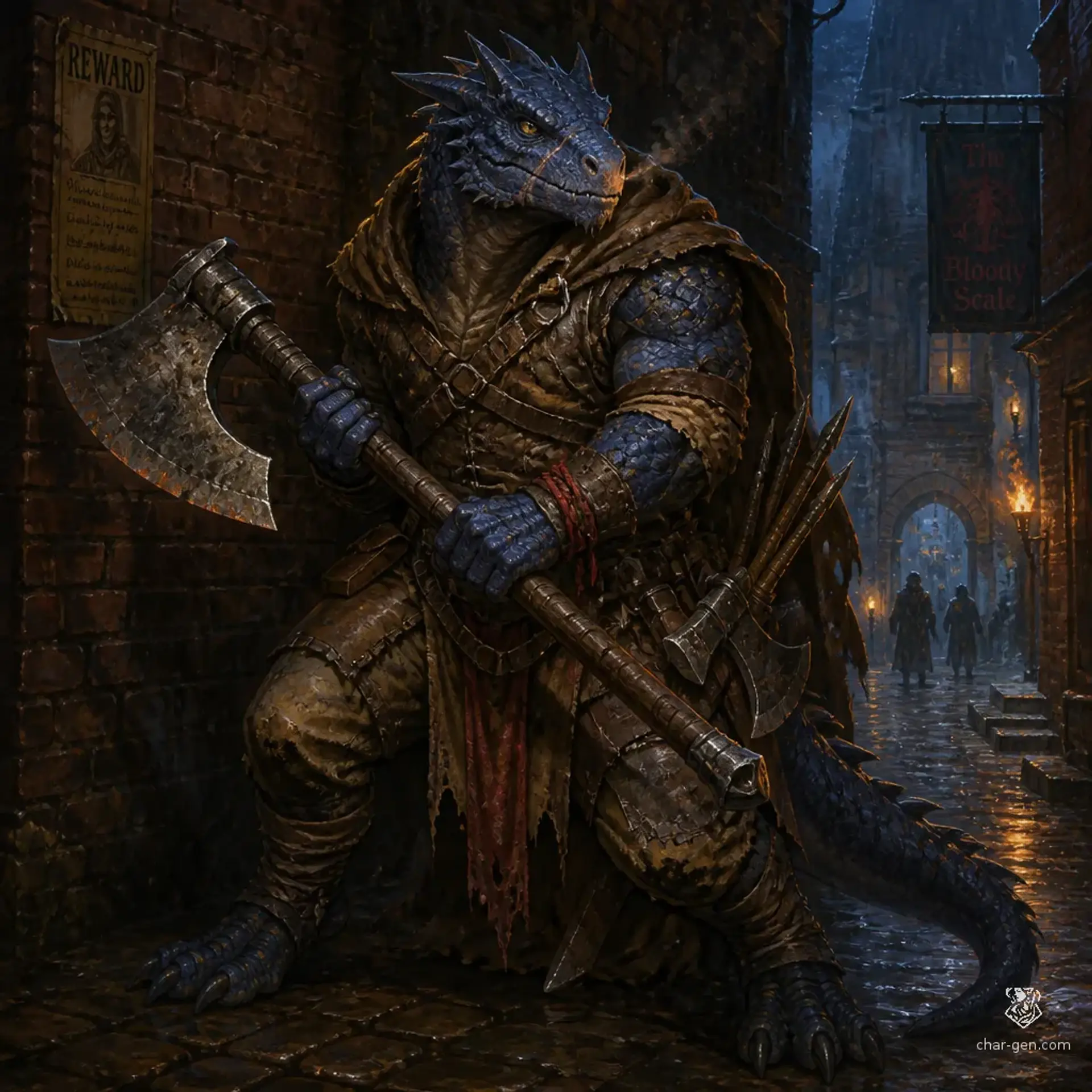 Kettig Adekai - AI-generated fantasy Character