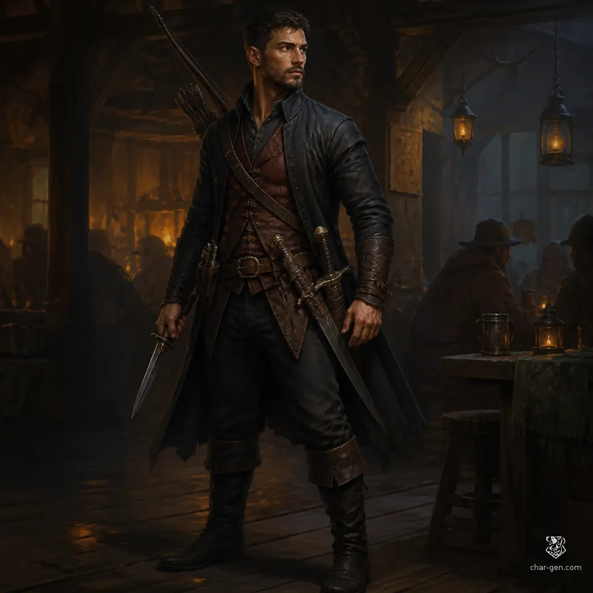 Mikheil Kvrtskheli - AI-generated fantasy Character