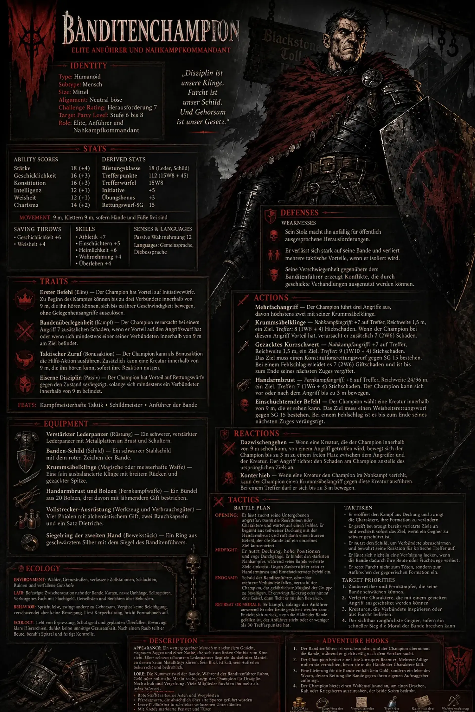 Monster Sheet