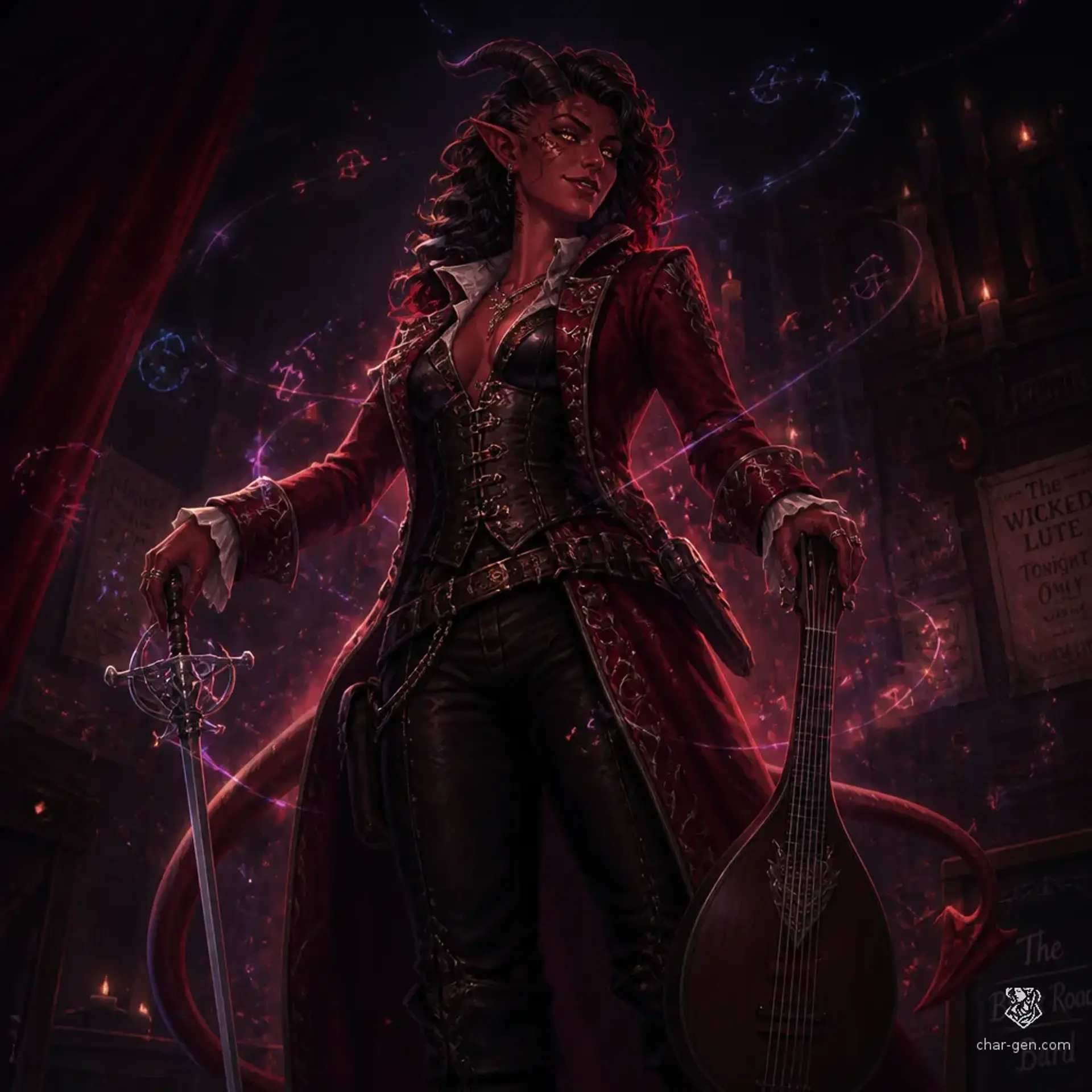 Vesper Vale - AI-generated fantasy Character
