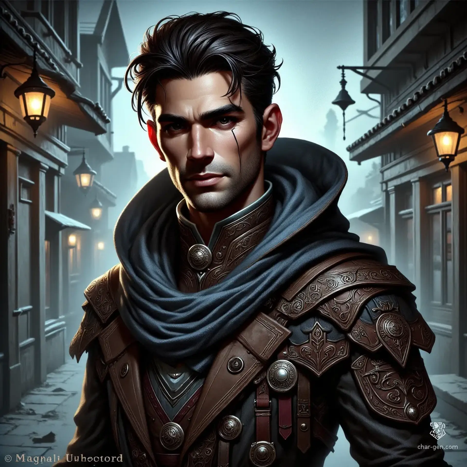 Seamus Argent - AI-generated fantasy NPC