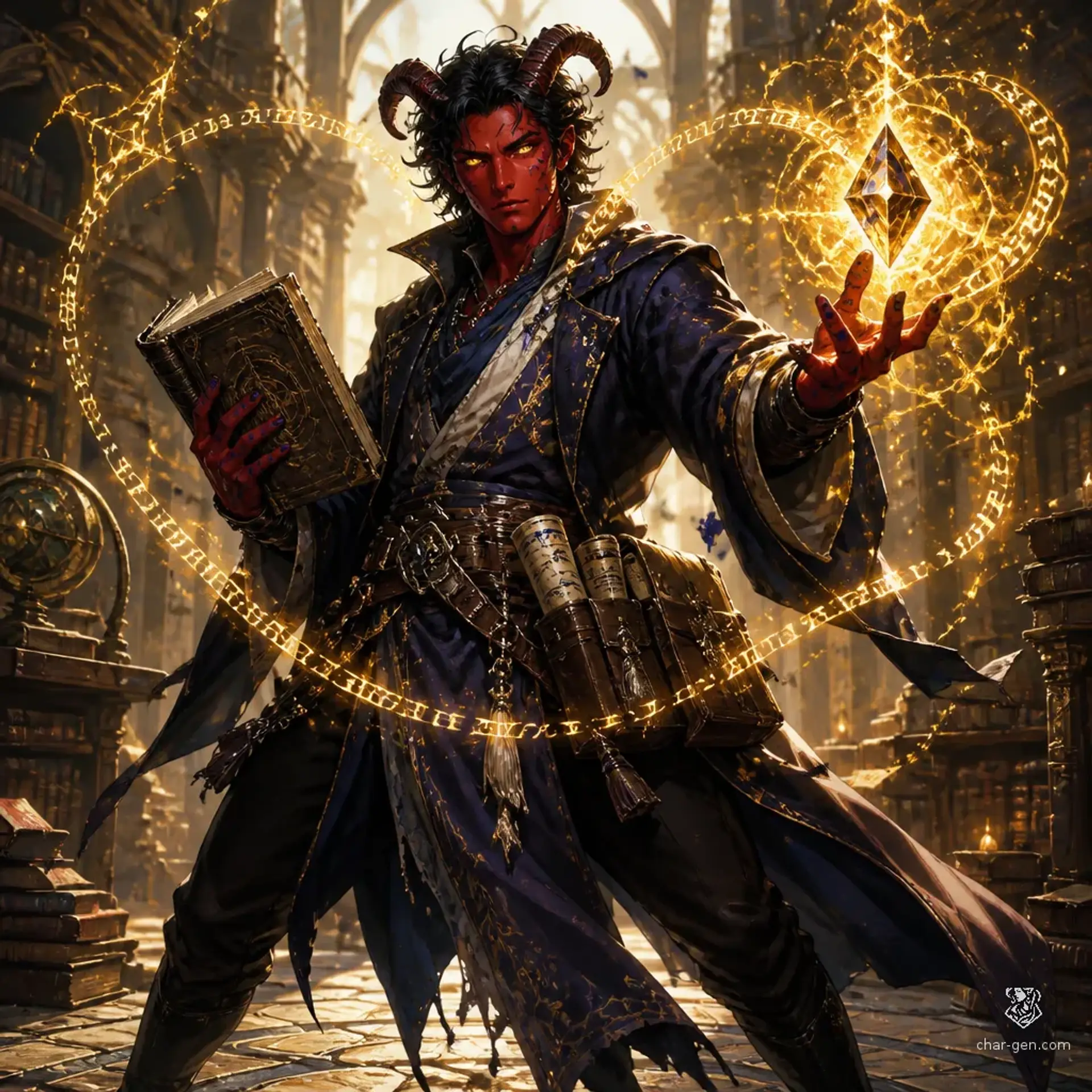 Kallistaus 'Kall' Vane - AI-generated fantasy Character