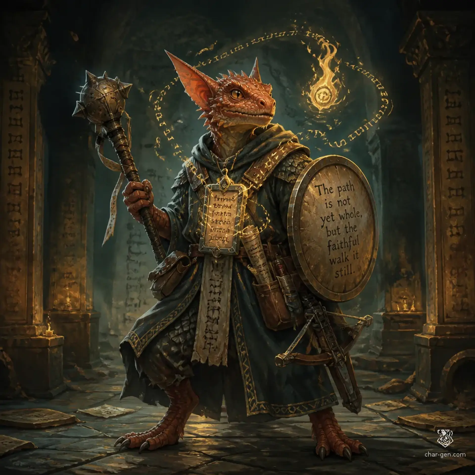 Saku - AI-generated fantasy Character