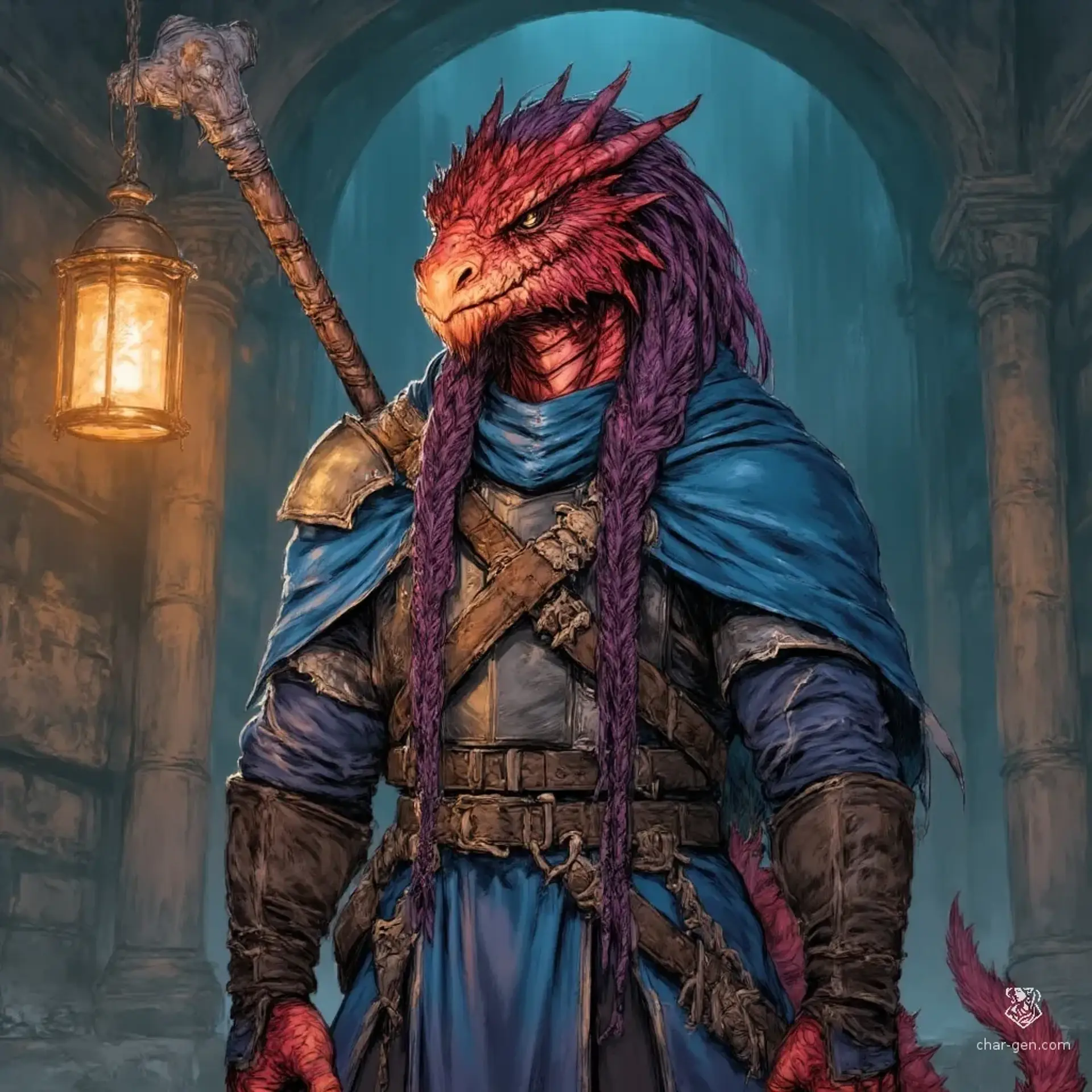 Kmujtaz Vel-Azuris - AI-generated fantasy NPC
