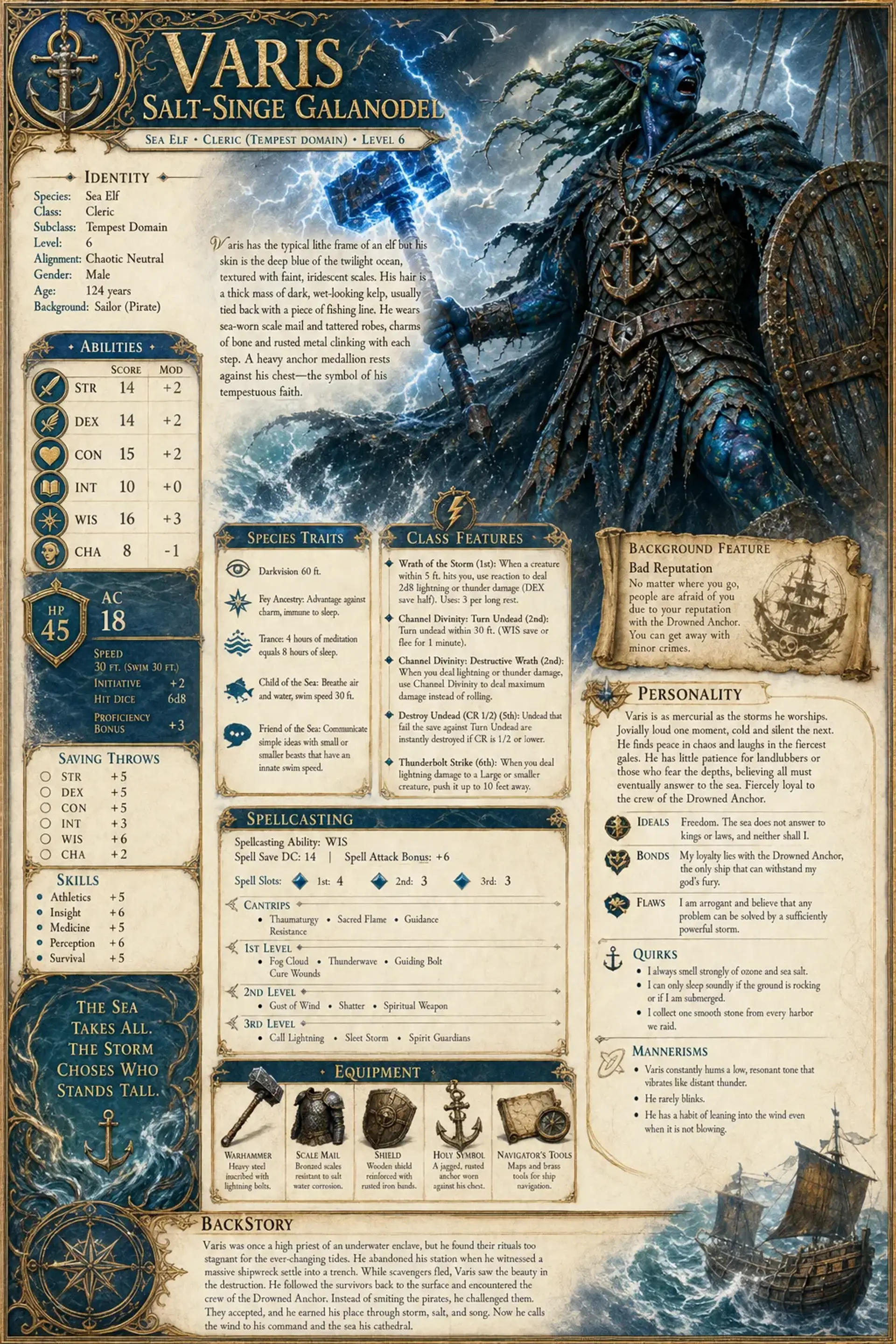 Character Sheet