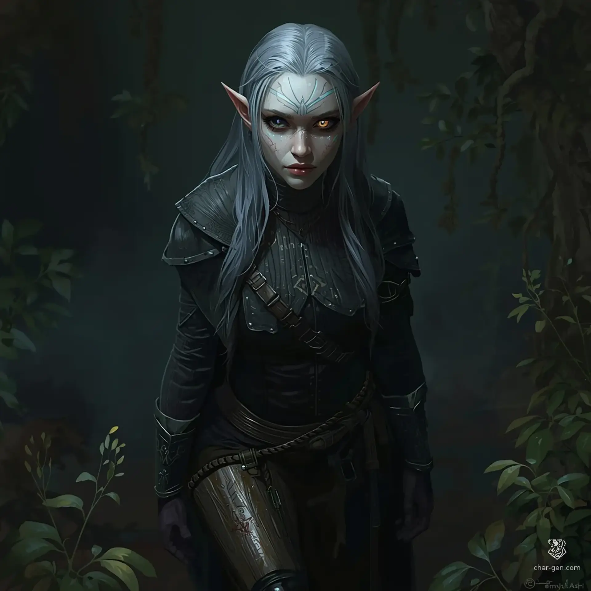 Lirael Serewül - AI-generated fantasy NPC