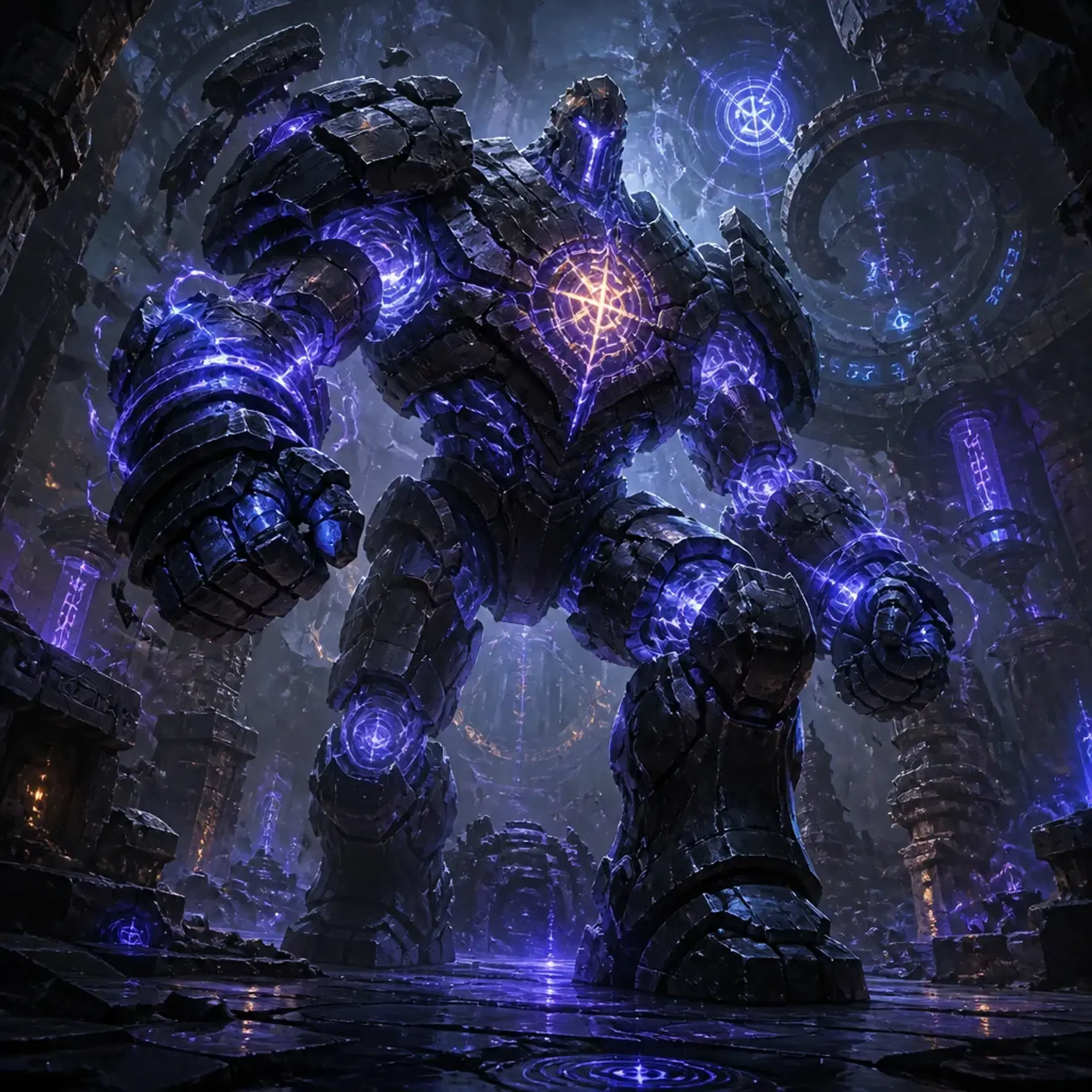 Leyborn Pulse Golem