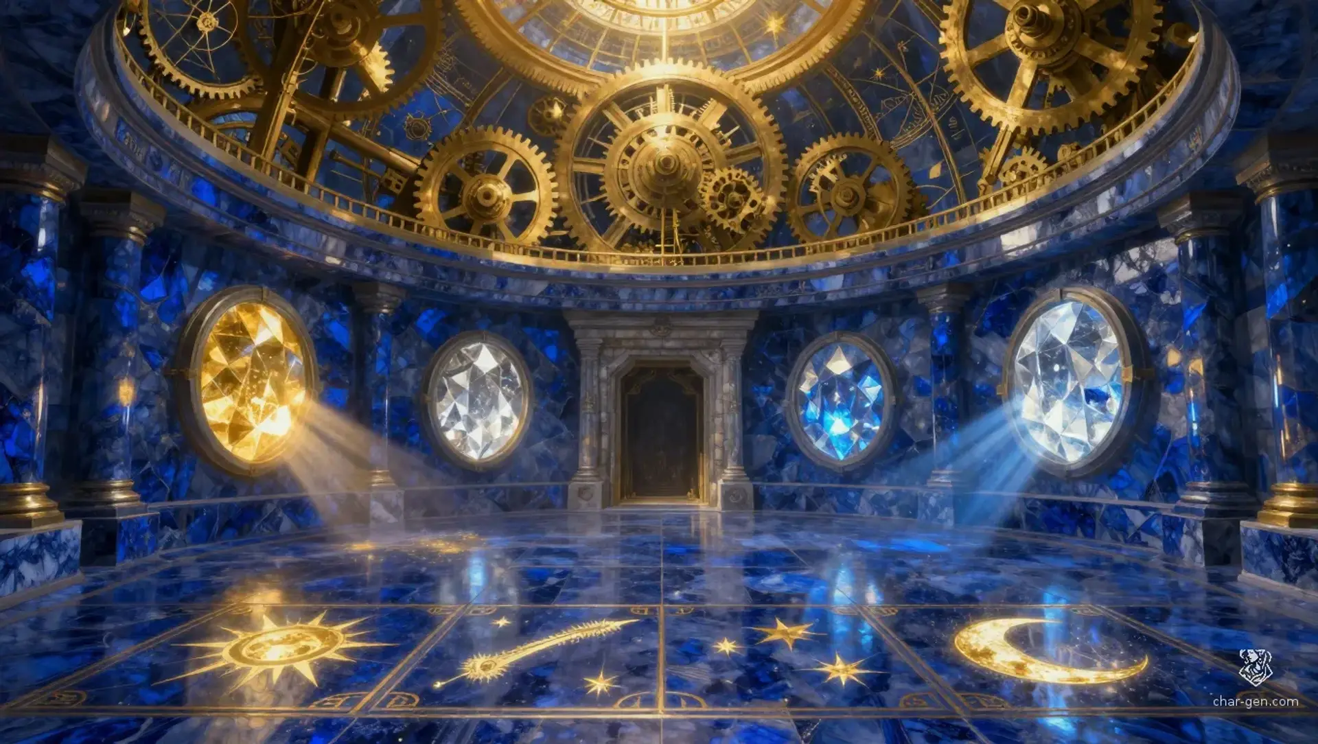 The Echoes of the Sentinel - AI-generated fantasy Puzzle