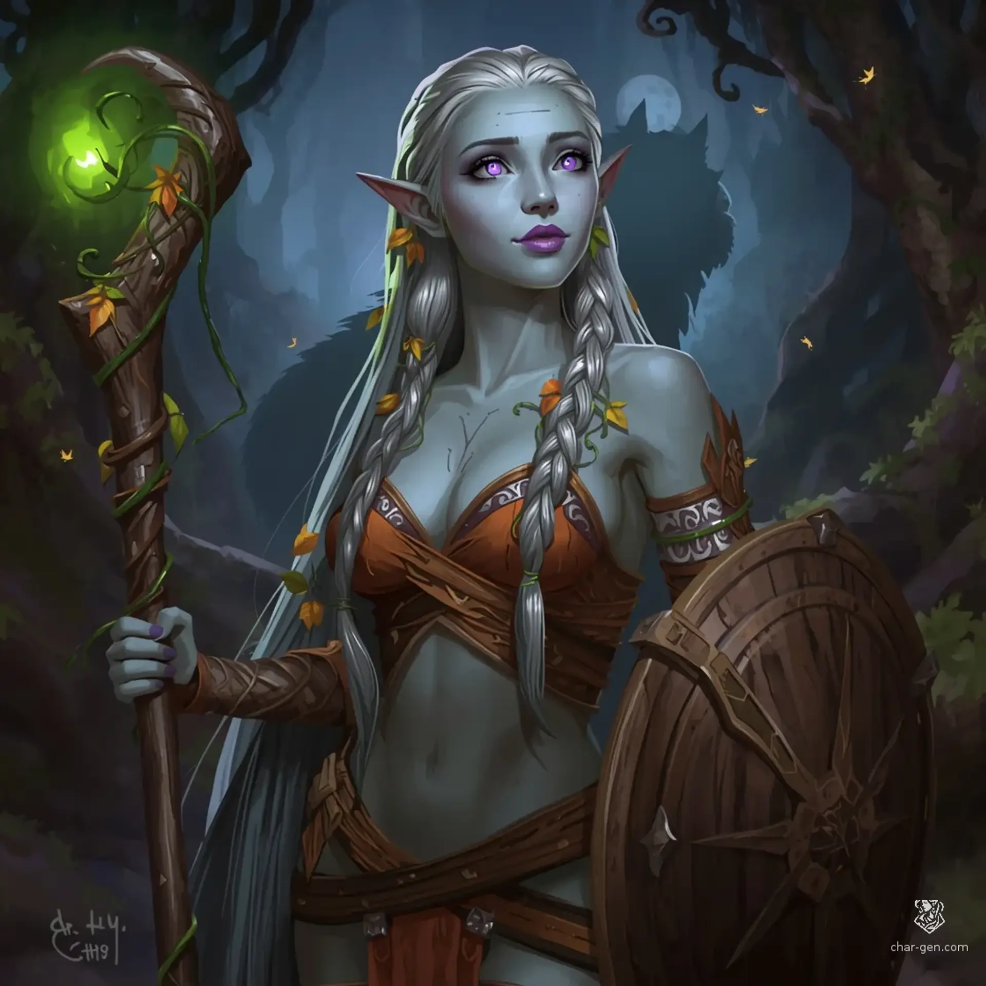 Elowen Brightwhisper - AI-generated fantasy Character