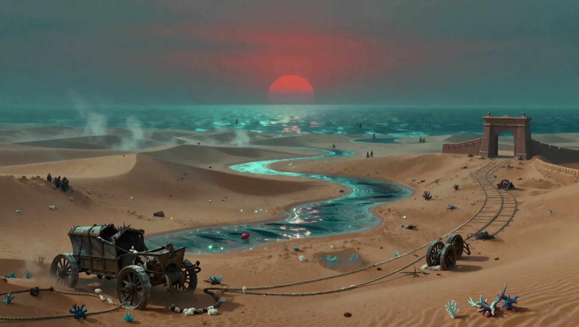 Tides of the Fallen - AI-generated fantasy Quest