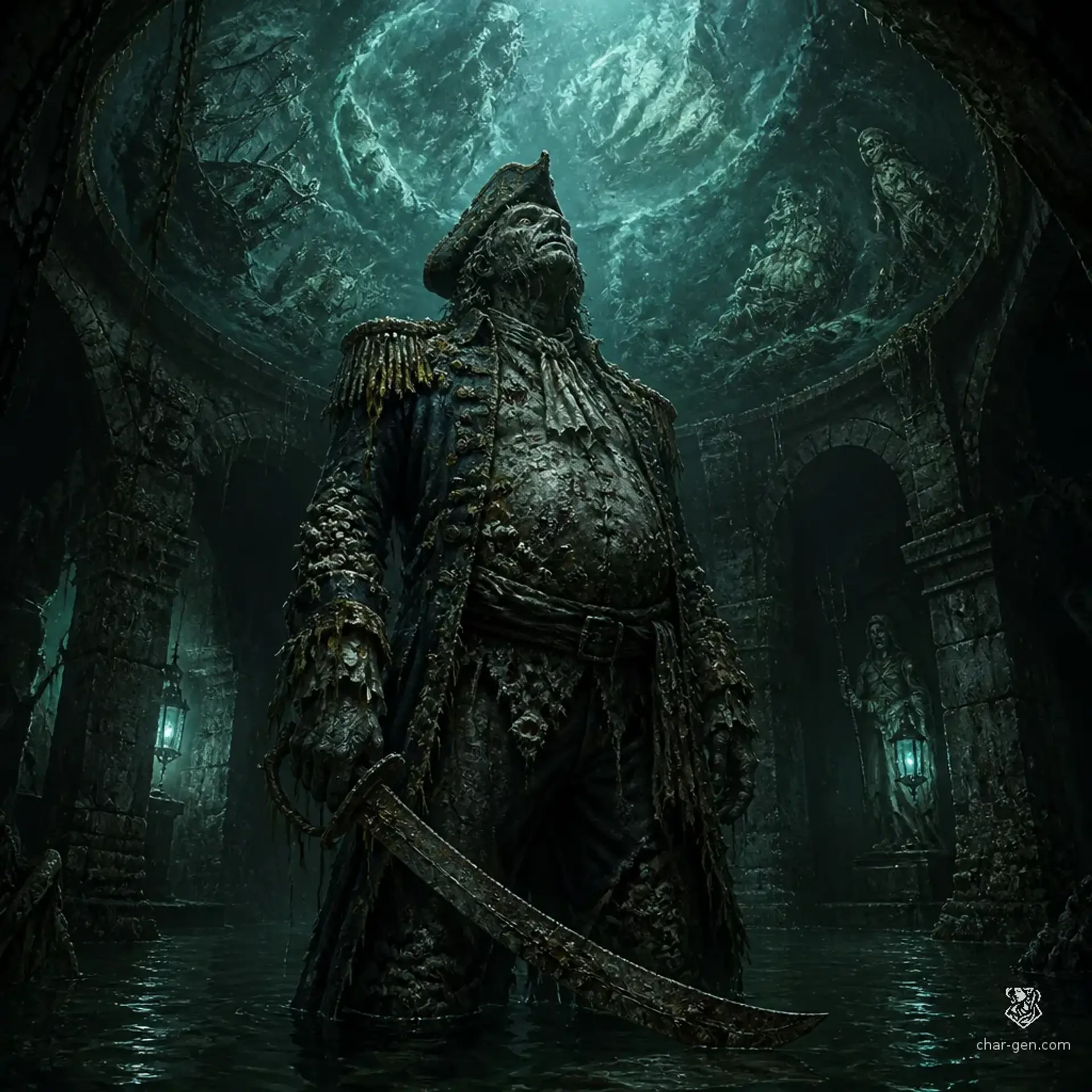 Drowned Sailor - AI-generated fantasy Monster
