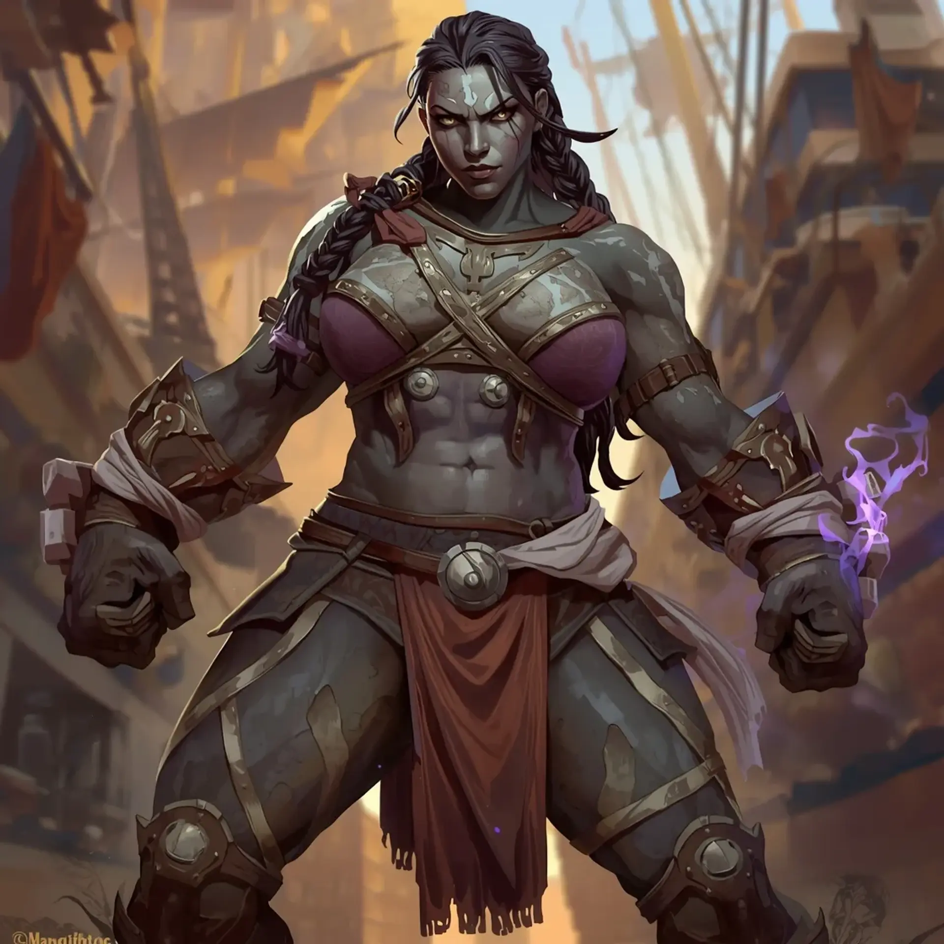 Kira-Mar - AI-generated fantasy Character