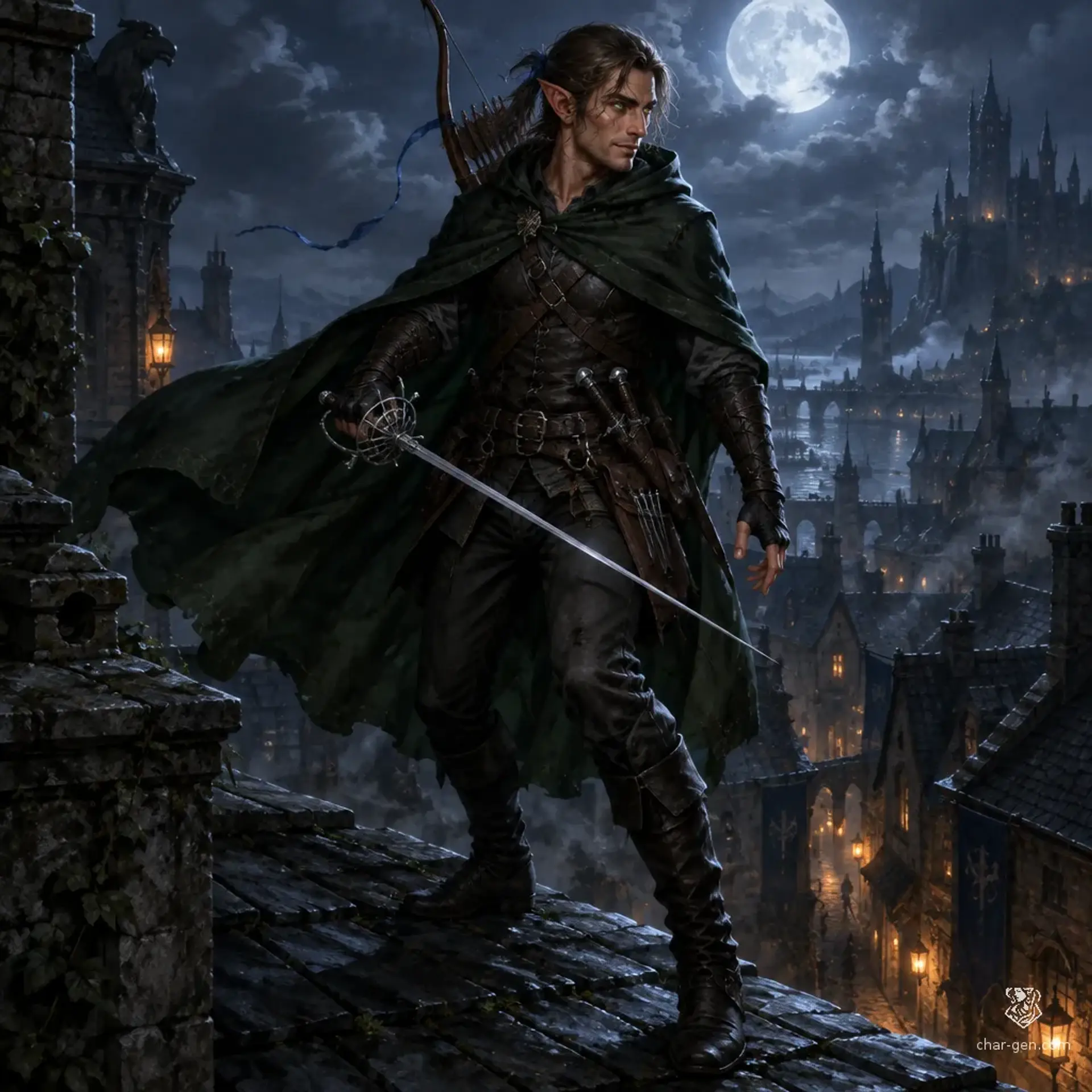 Zegolas - AI-generated fantasy Character