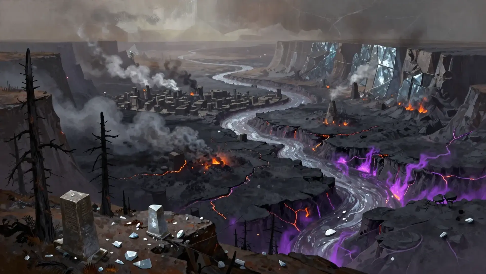The Ember Veil Marches - AI-generated fantasy Region