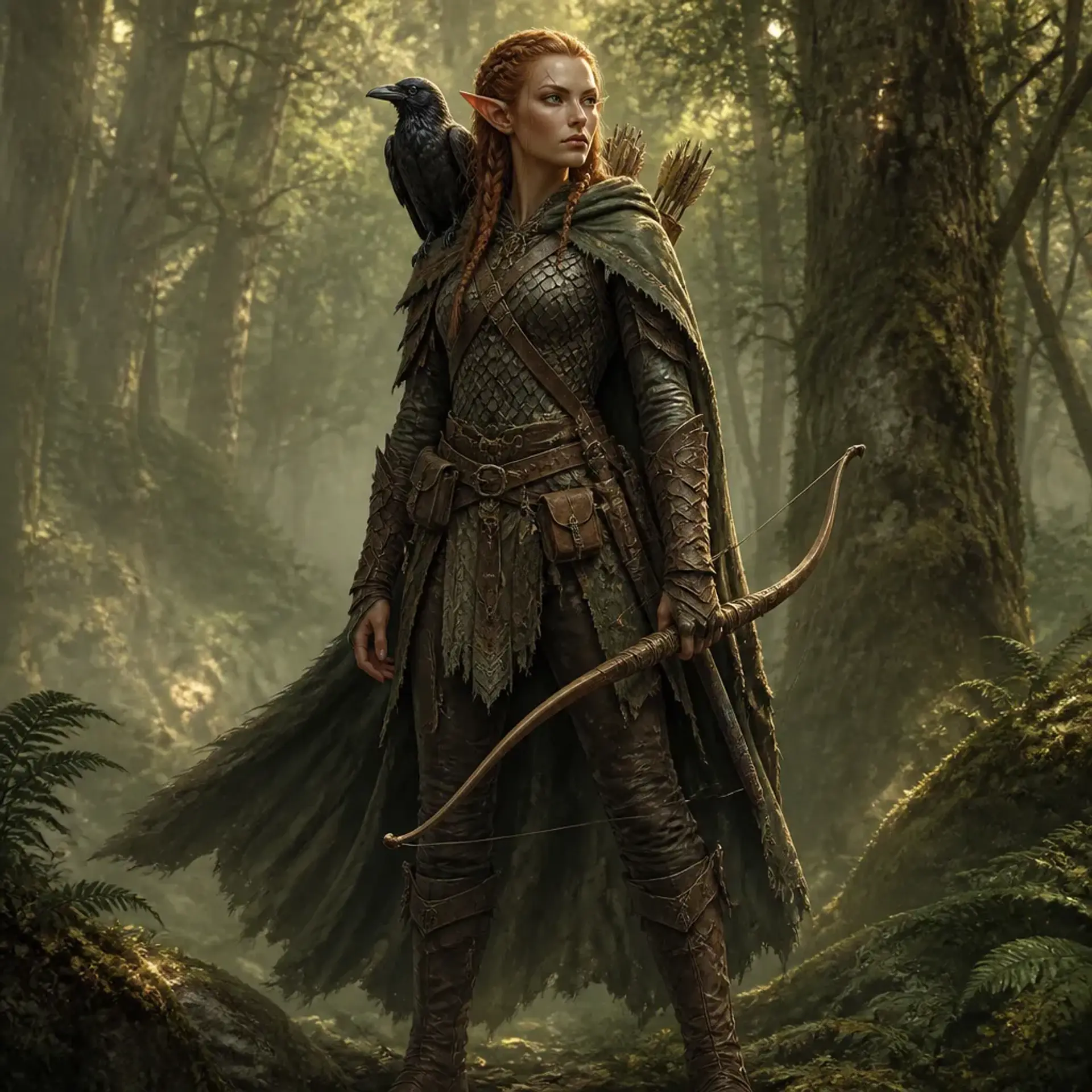 Téahtli - AI-generated fantasy Character