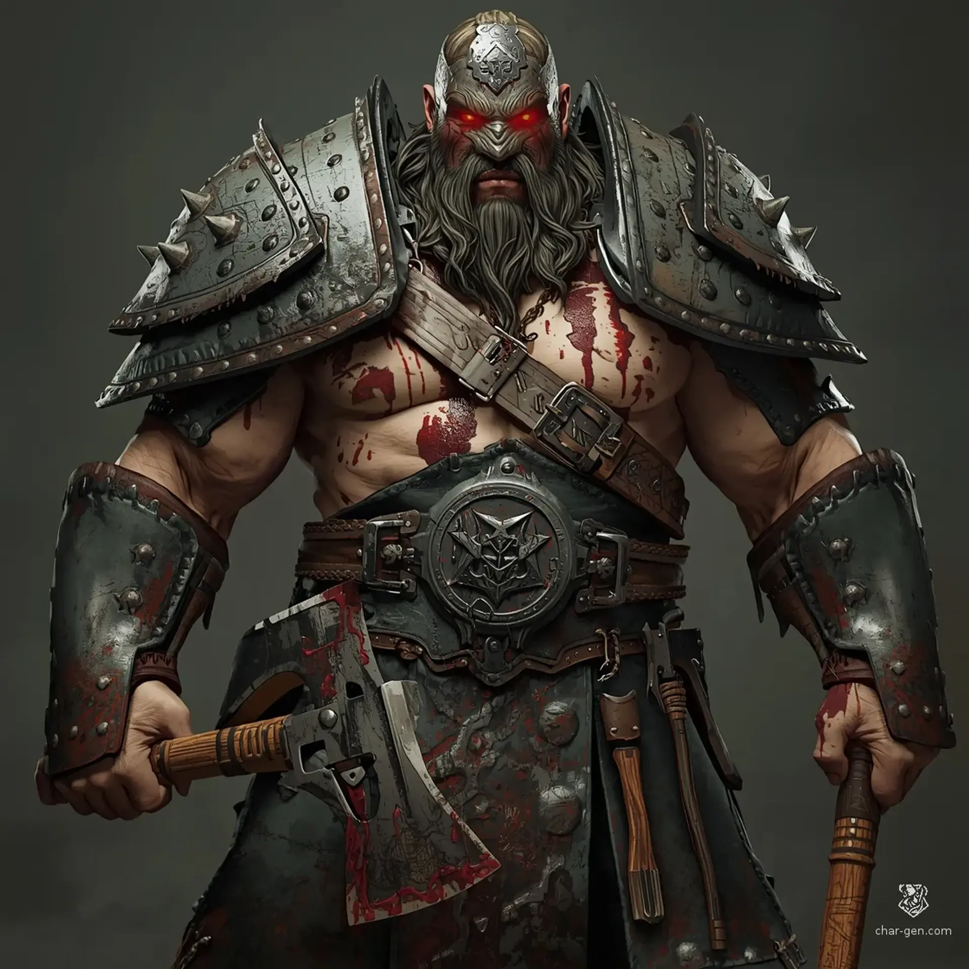The Doom Guy - AI-generated fantasy Character