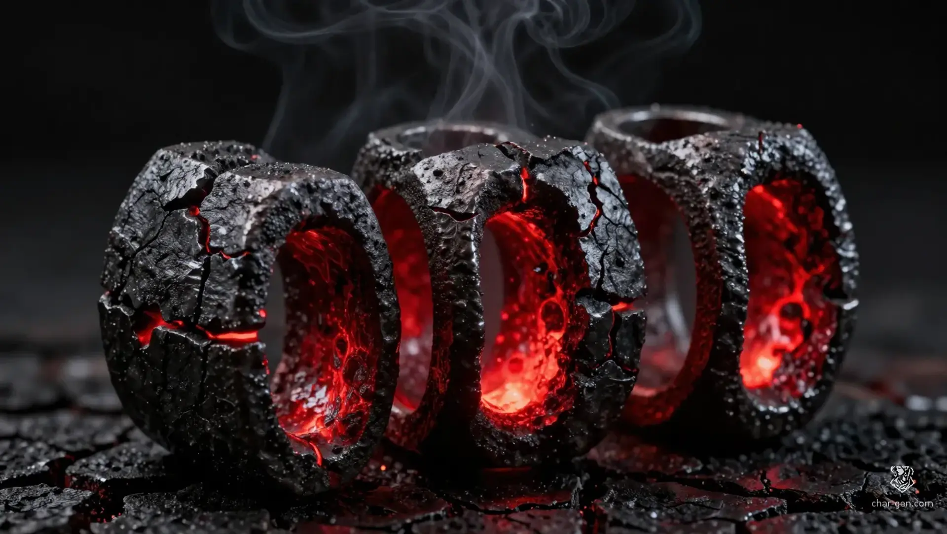 Scorchmark Knuckle Rings - AI-generated fantasy Magic Item