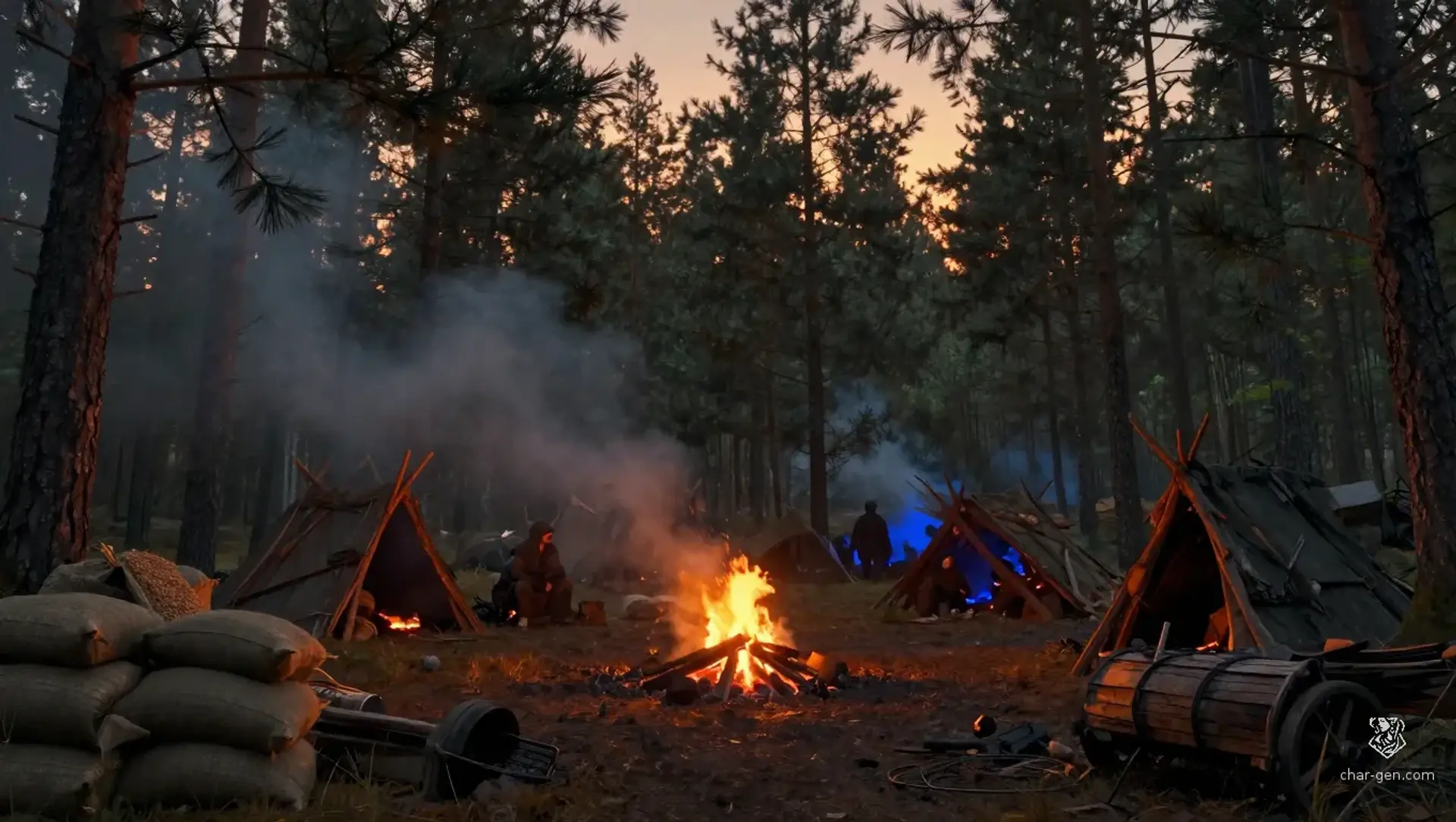 Ashes in the Hollow Pines