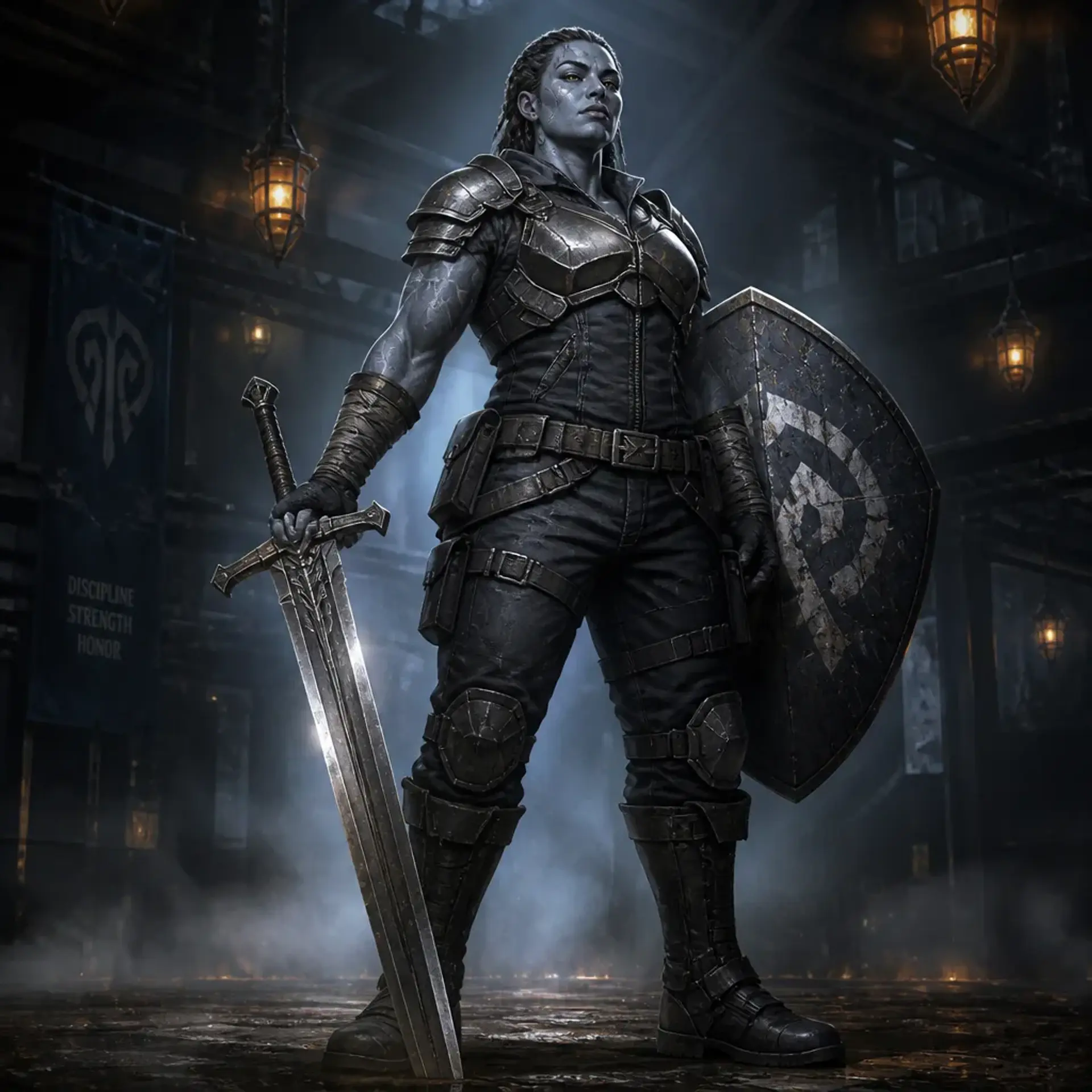 Kaela Stonevein - AI-generated fantasy Character