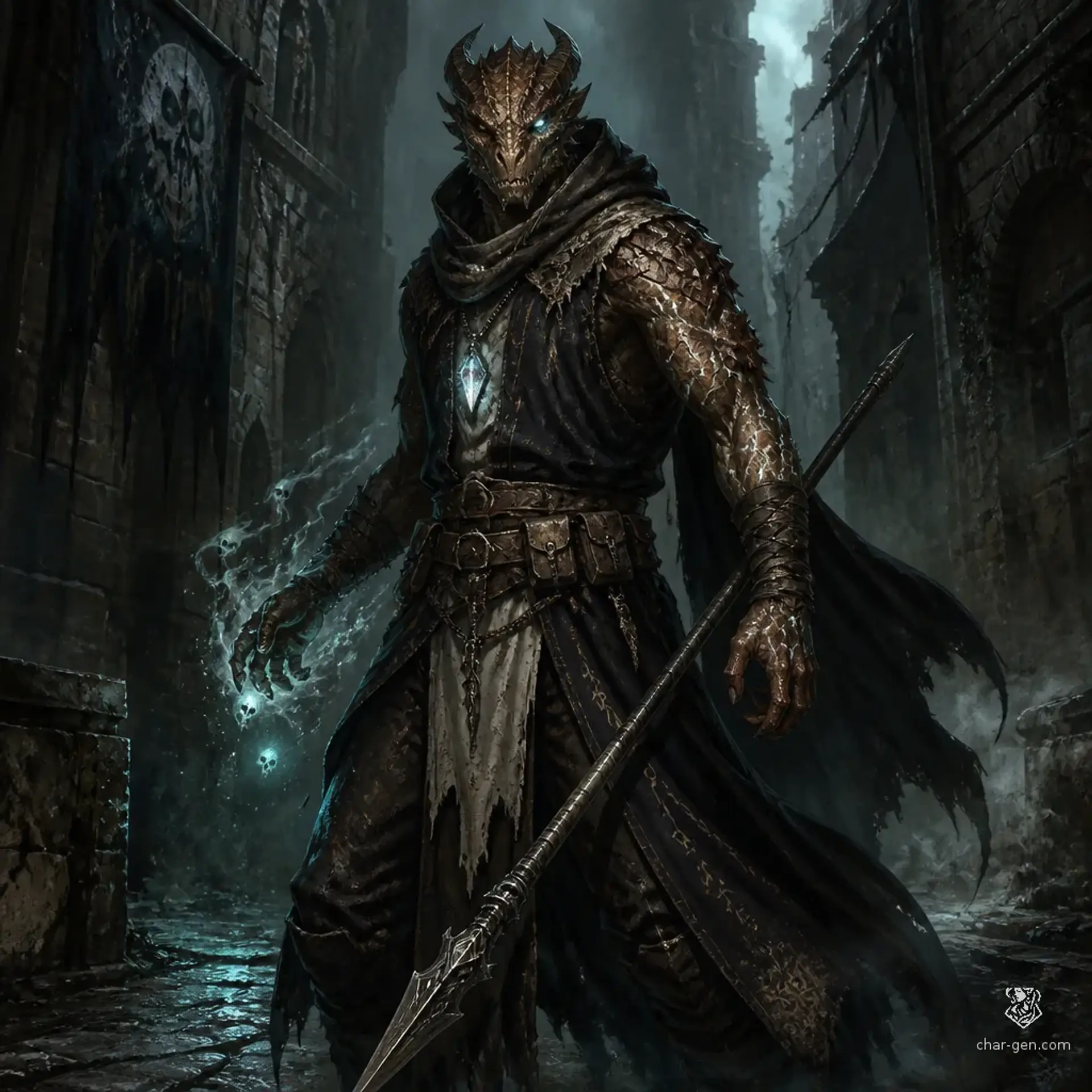Xandor Vulkesh - AI-generated fantasy Character