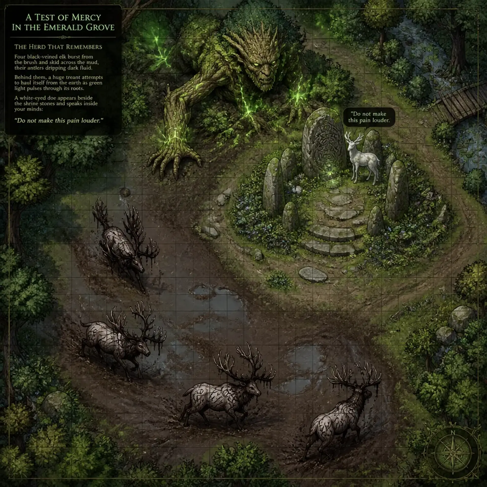 The Herd That Remembers - AI-generated fantasy Encounter