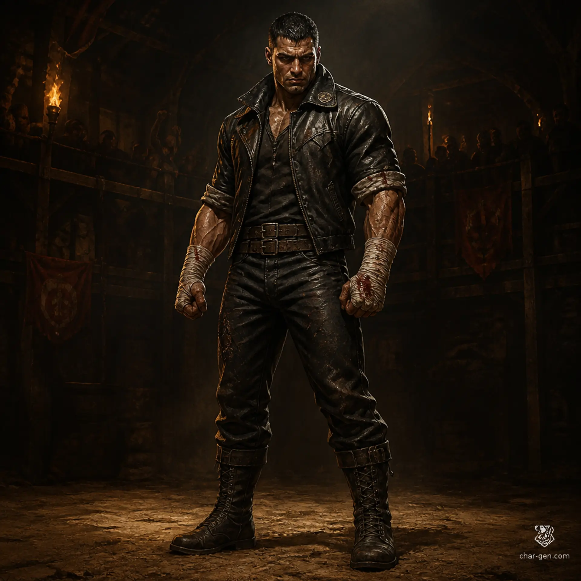 Dismas - AI-generated fantasy Character