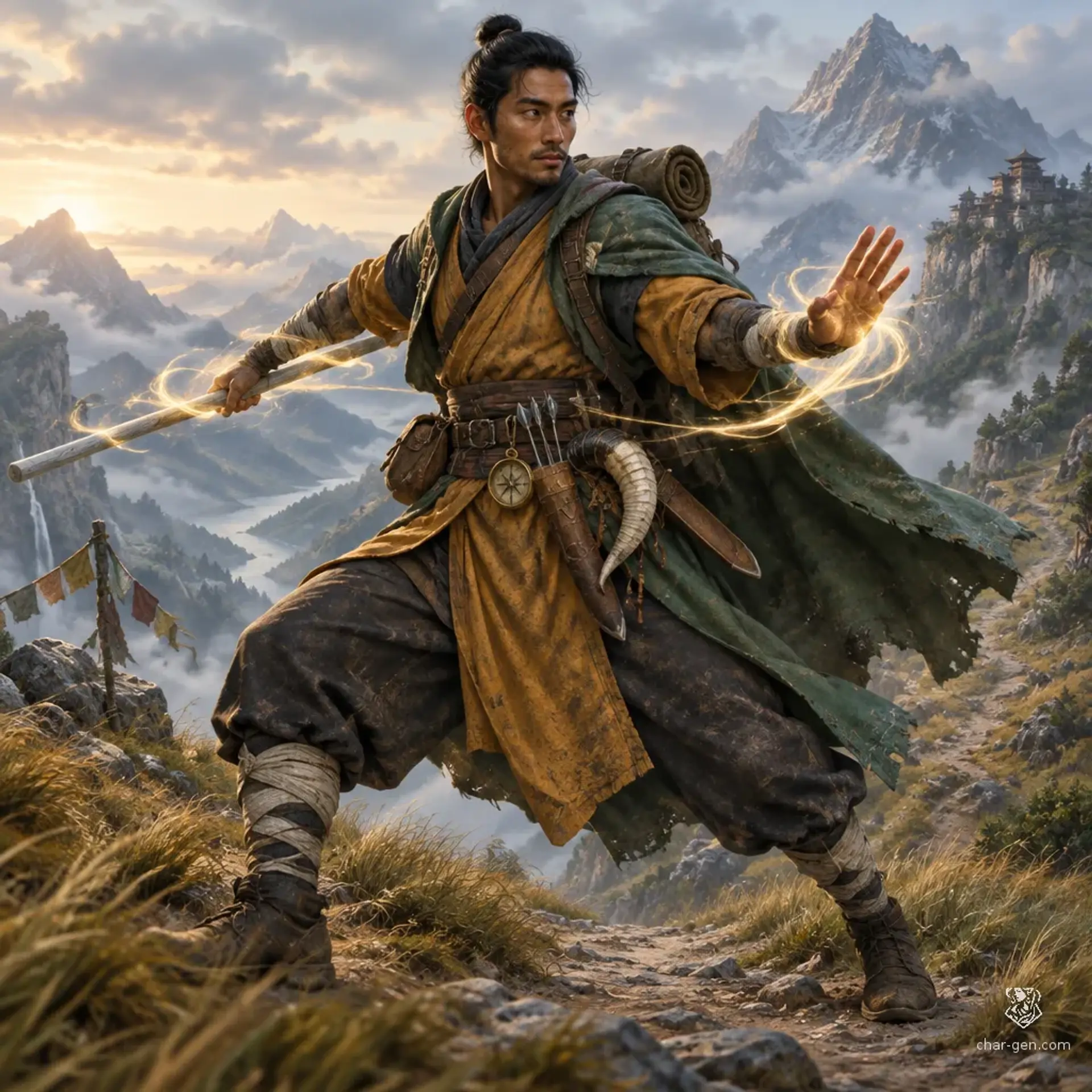 Po - AI-generated fantasy Character