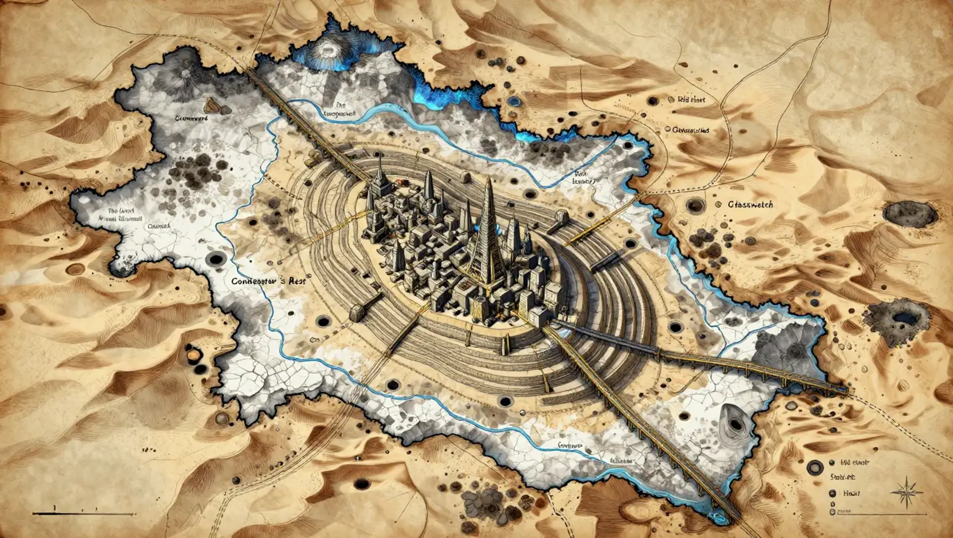 Shareleton - AI-generated fantasy Region