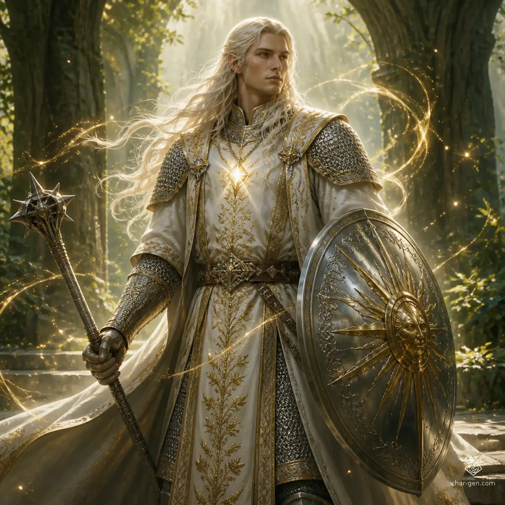 Tristan - AI-generated fantasy Character