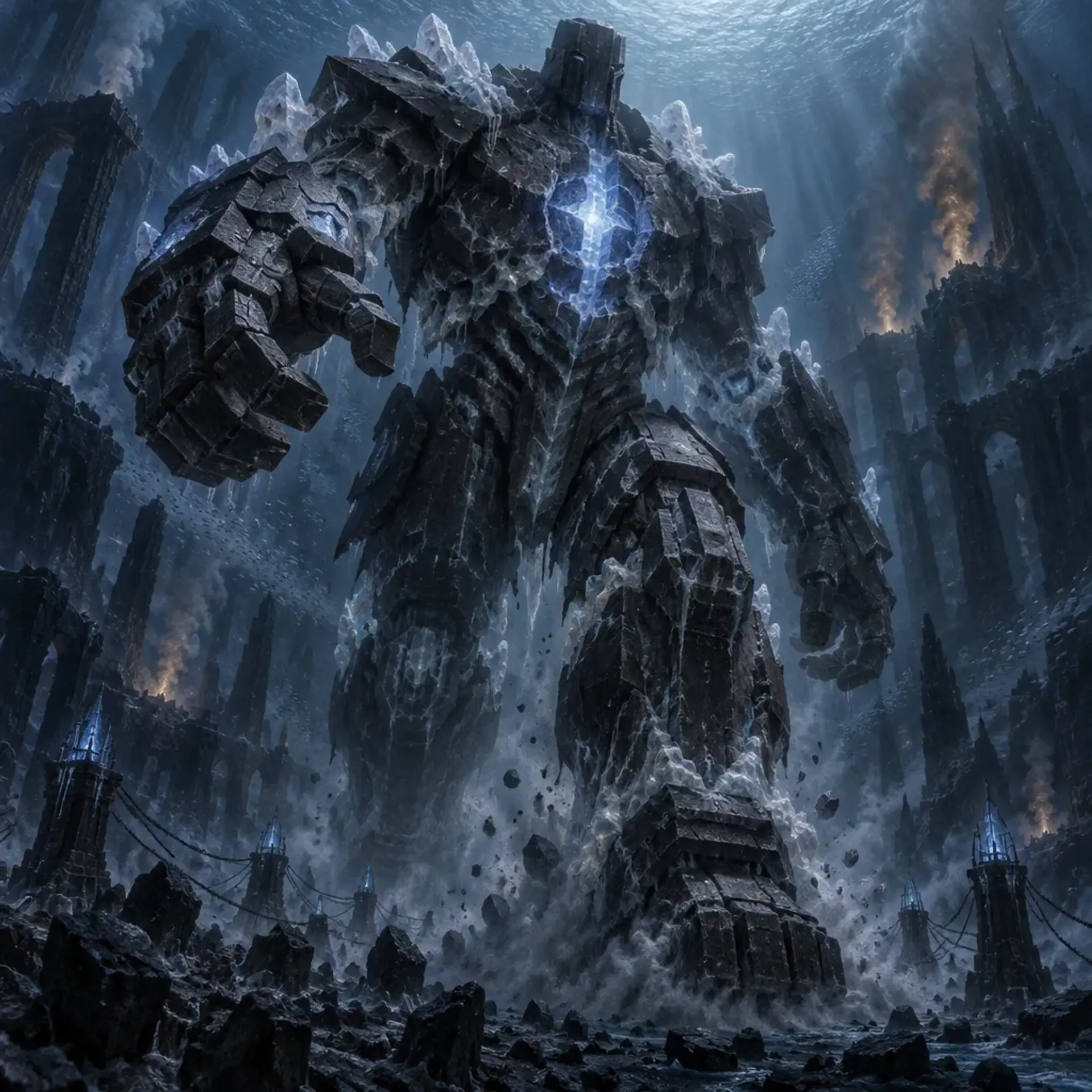Monolith Sentinel - AI-generated fantasy Monster