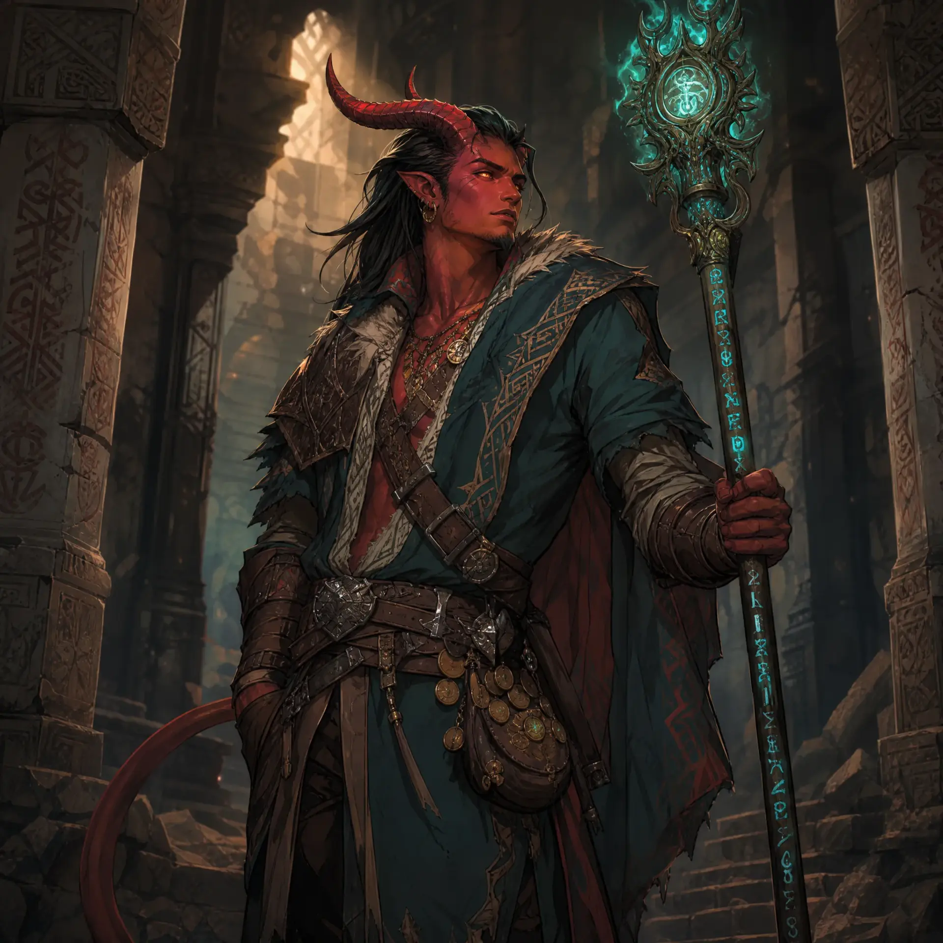 Tiefling Brine Bandit Bard