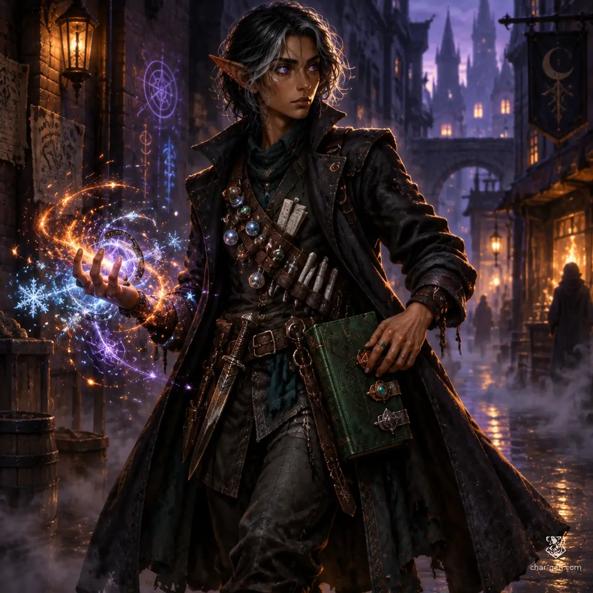 Liërin - AI-generated fantasy Character