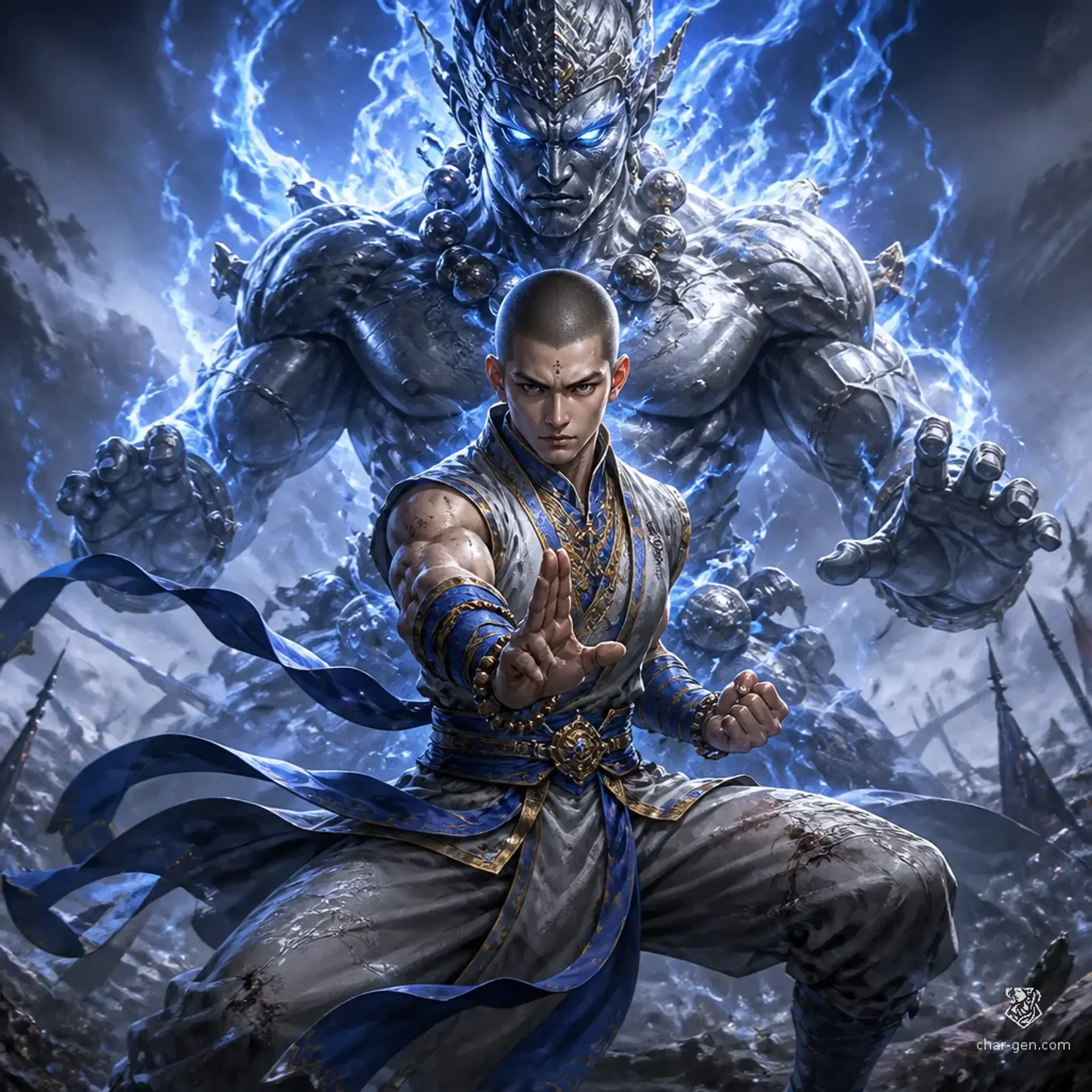 Riven Voss - AI-generated fantasy Character