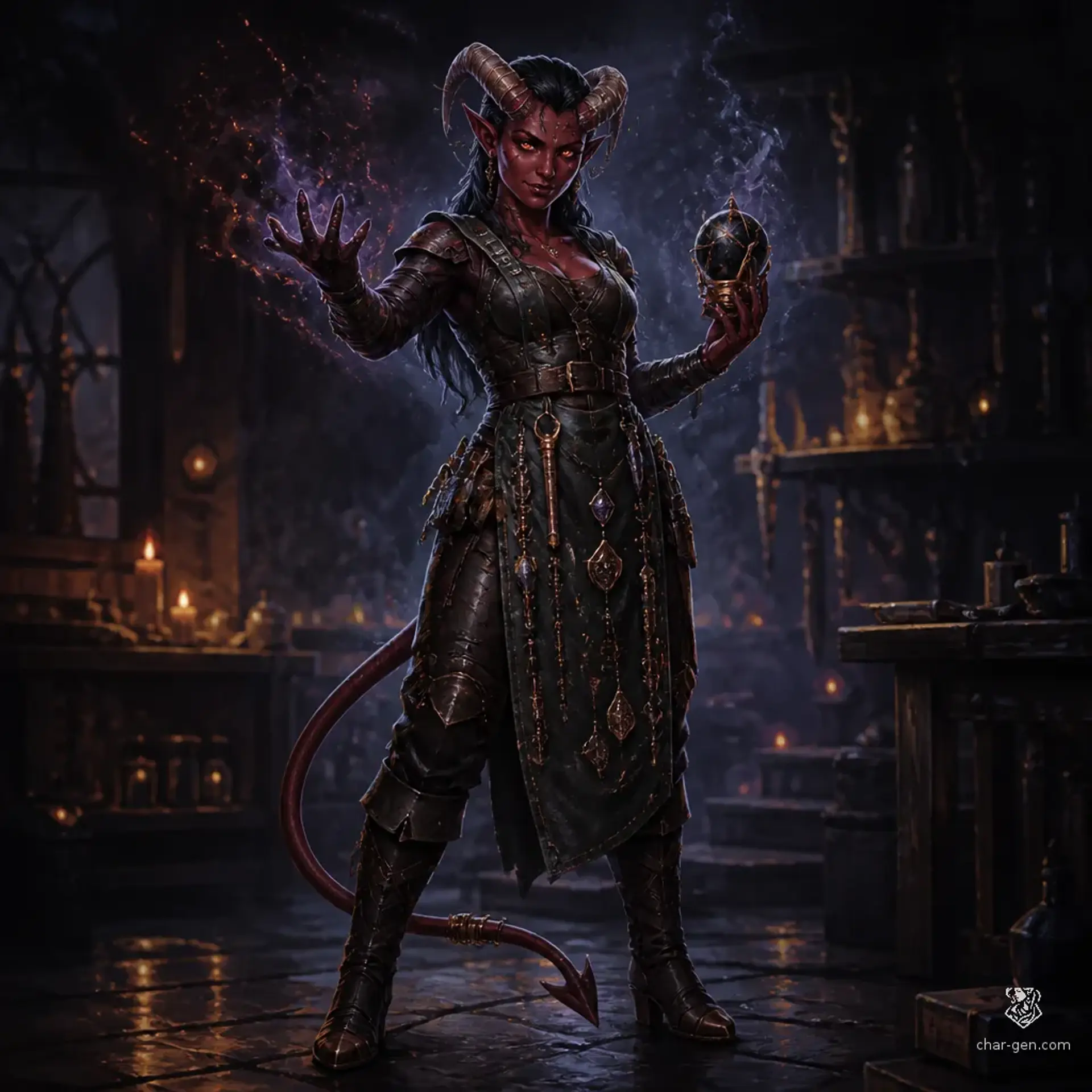 Arasha - AI-generated fantasy Character