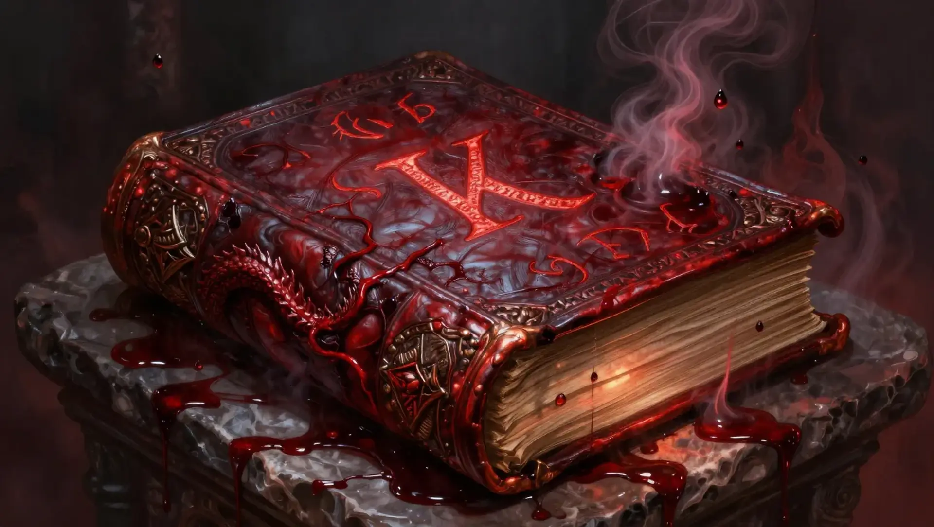 Codex des Heiligen Blutes - AI-generated fantasy Spellbook