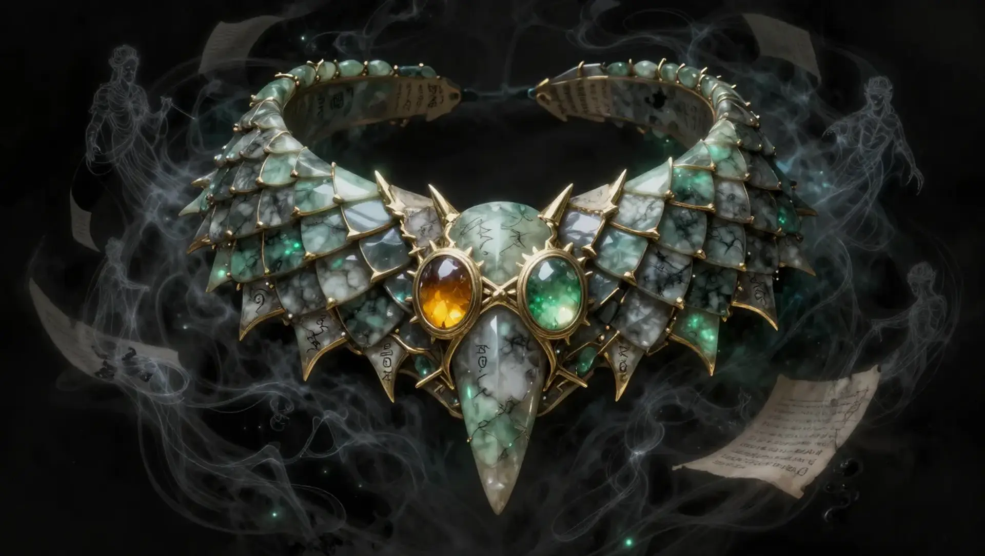 The Quiet Ledger of Ssar'veth - AI-generated fantasy Magic Item