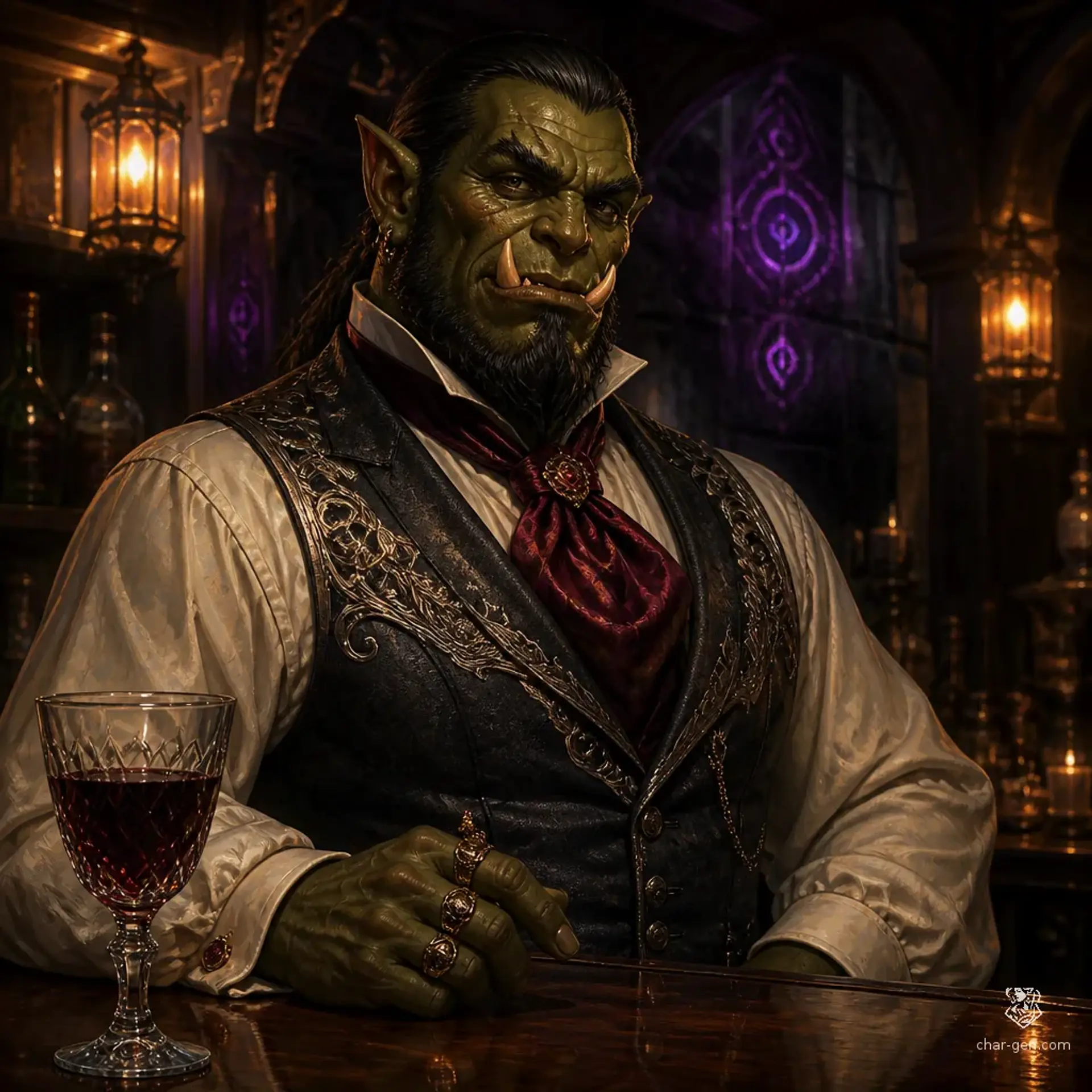 The Grand Playhouse - AI-generated fantasy Tavern
