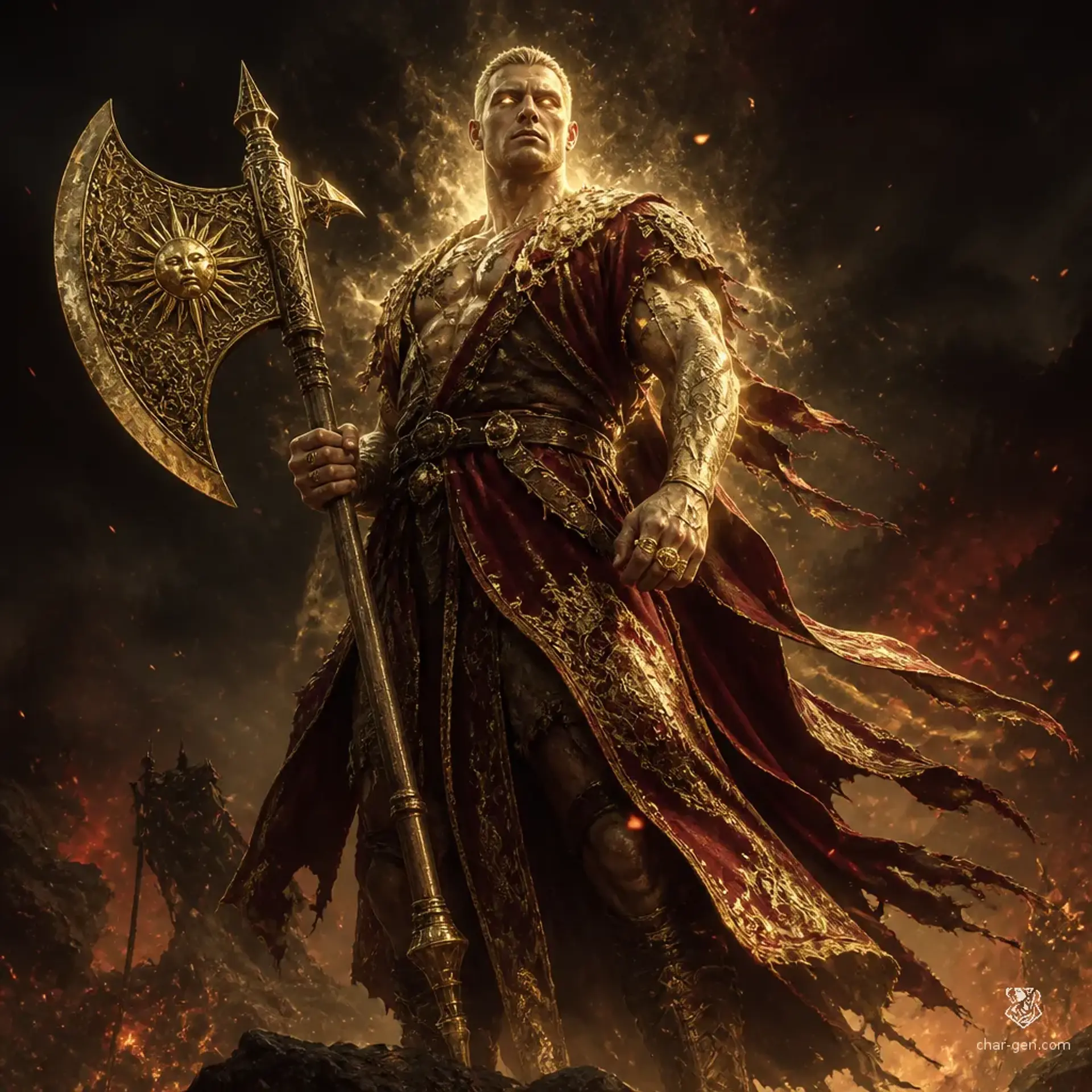 Valerius Aurelian - AI-generated fantasy Character