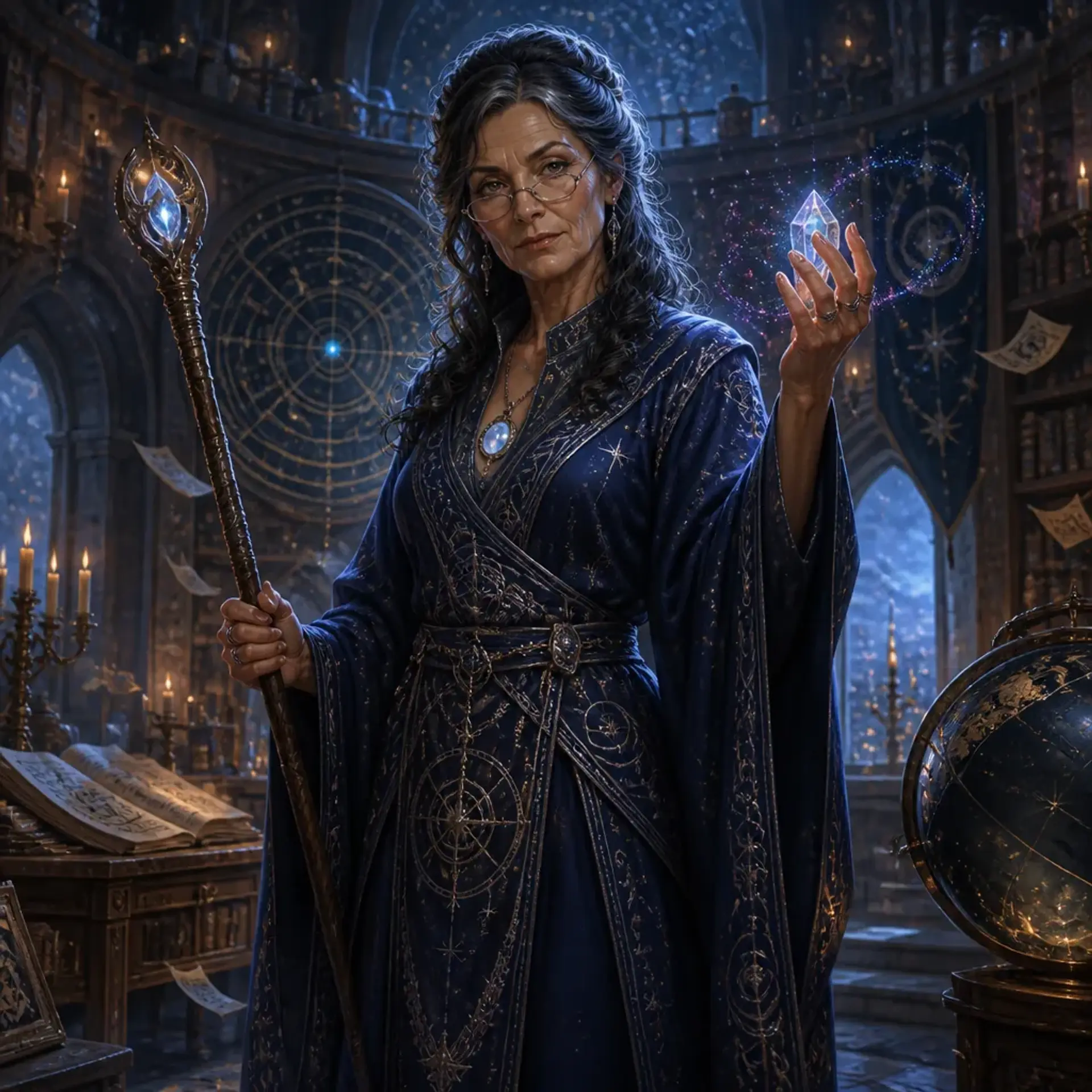 Morgan Starweaver - AI-generated fantasy Character