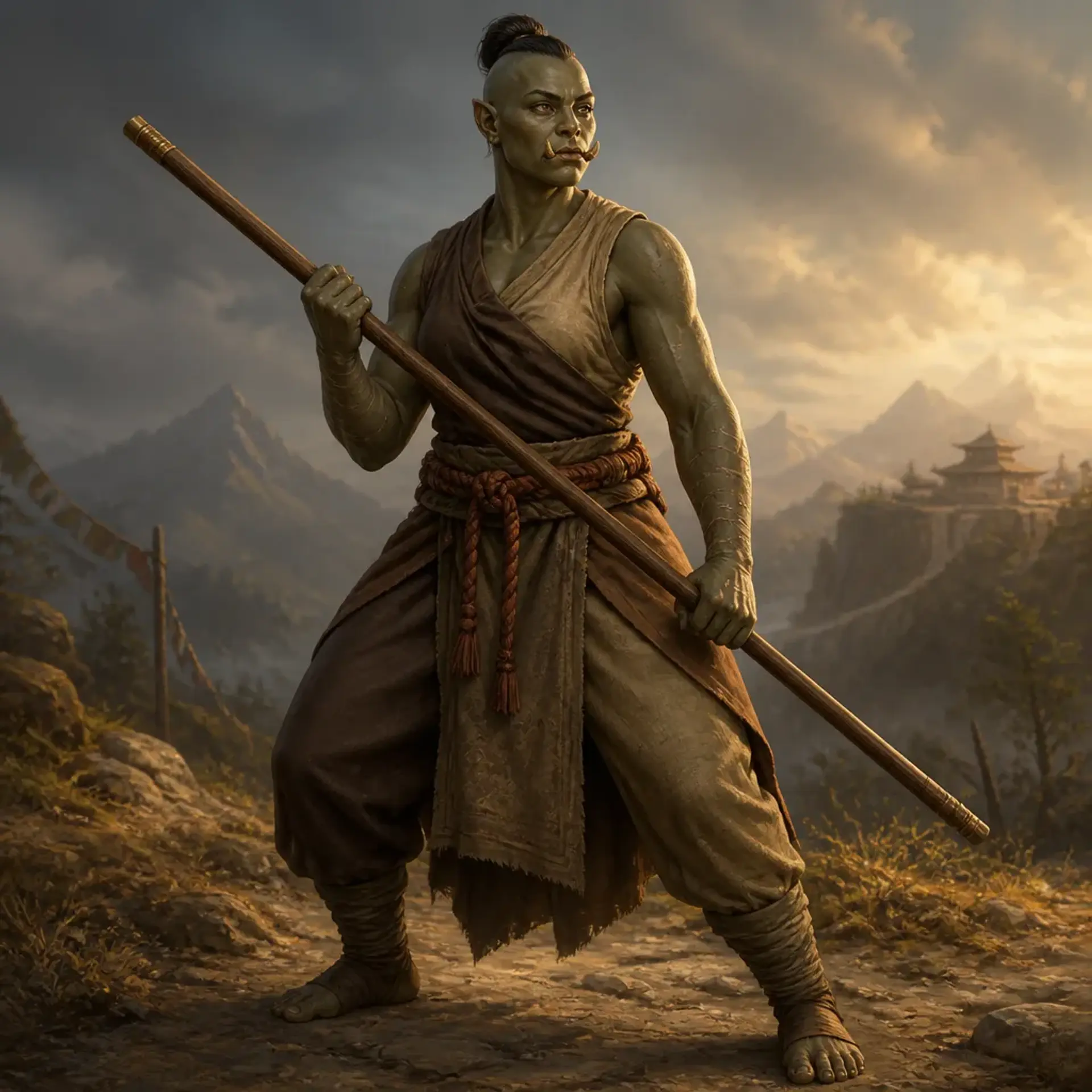 Thorga Stonebreath - AI-generated fantasy Character