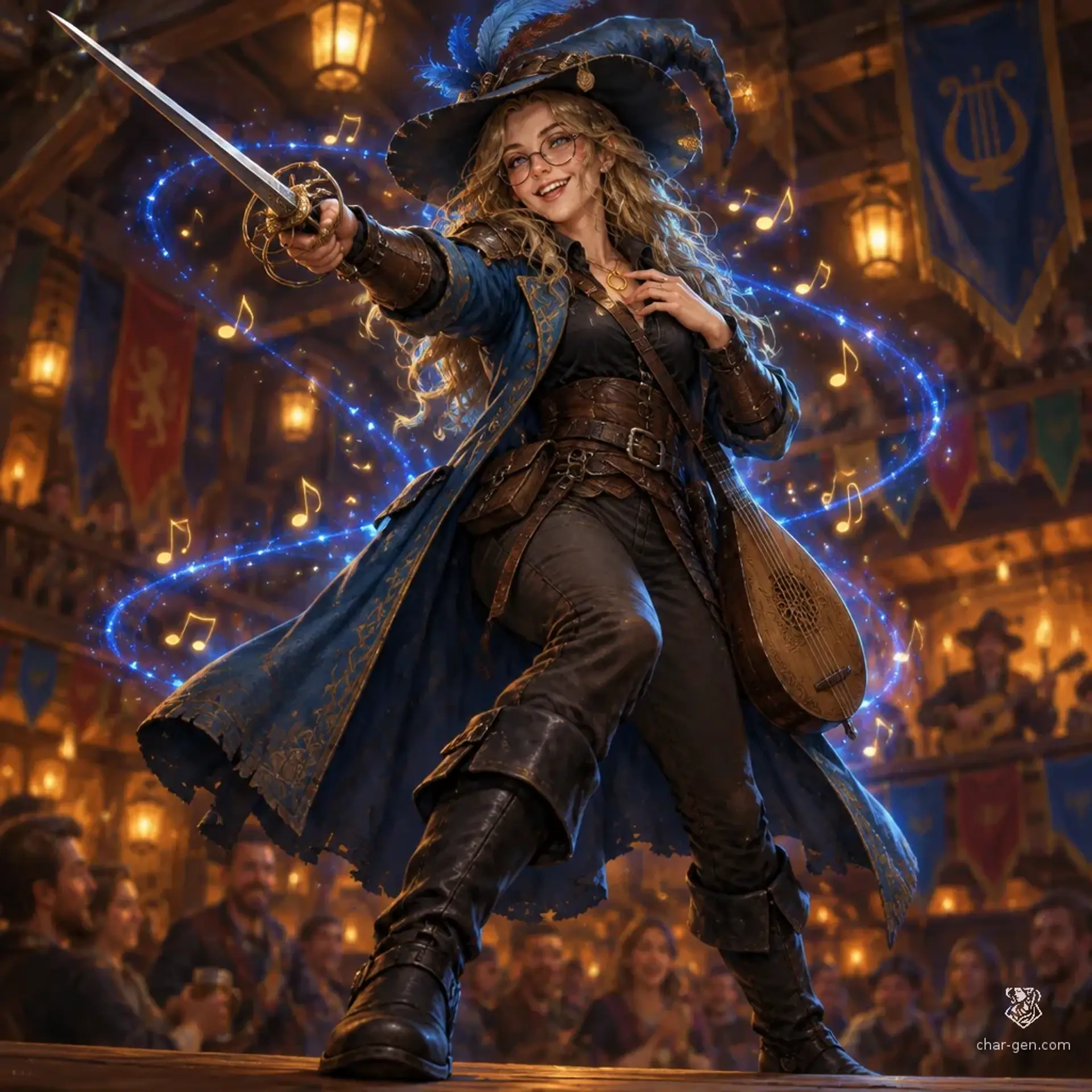 Whitney - AI-generated fantasy Character