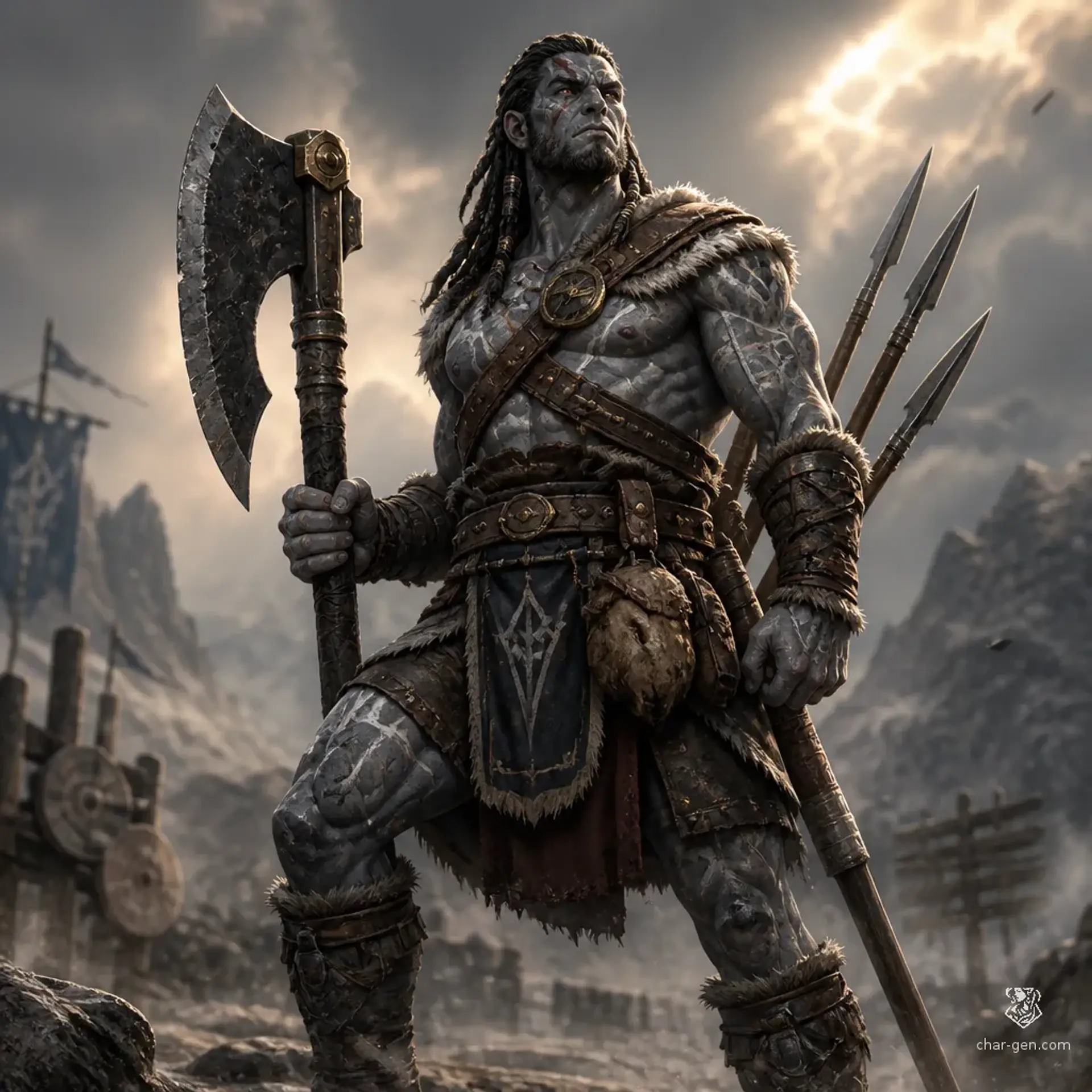 Kargan Stonewake - AI-generated fantasy Character
