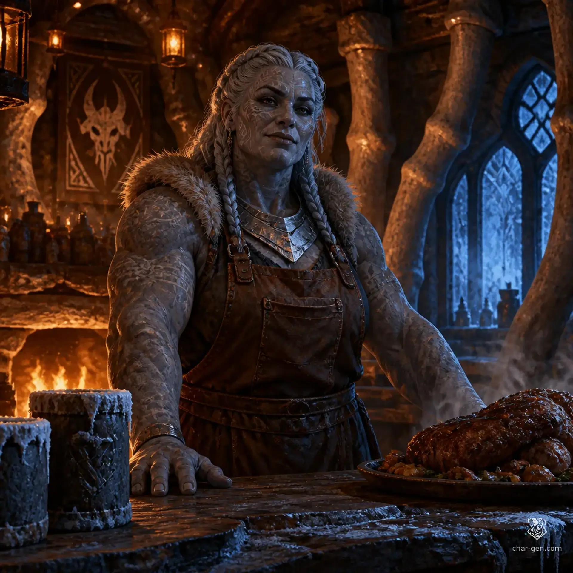 The Frost-Giant Gauntlet - AI-generated fantasy Tavern