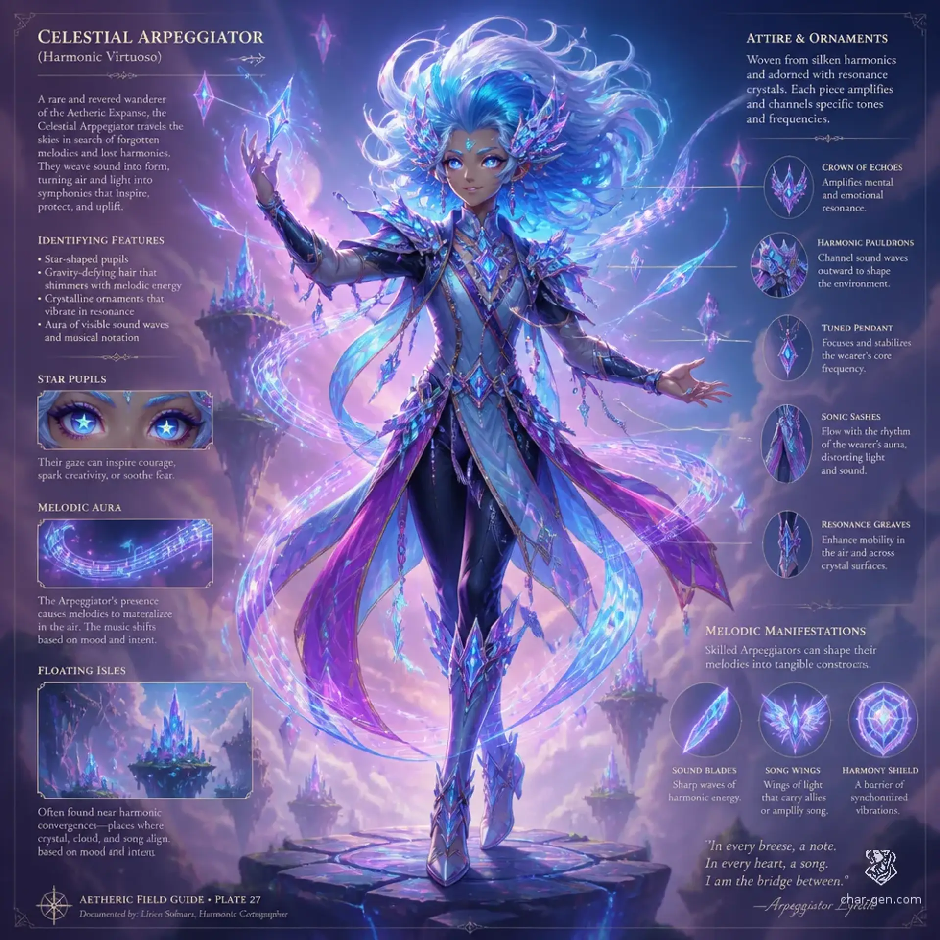 Sonari - AI-generated fantasy Species